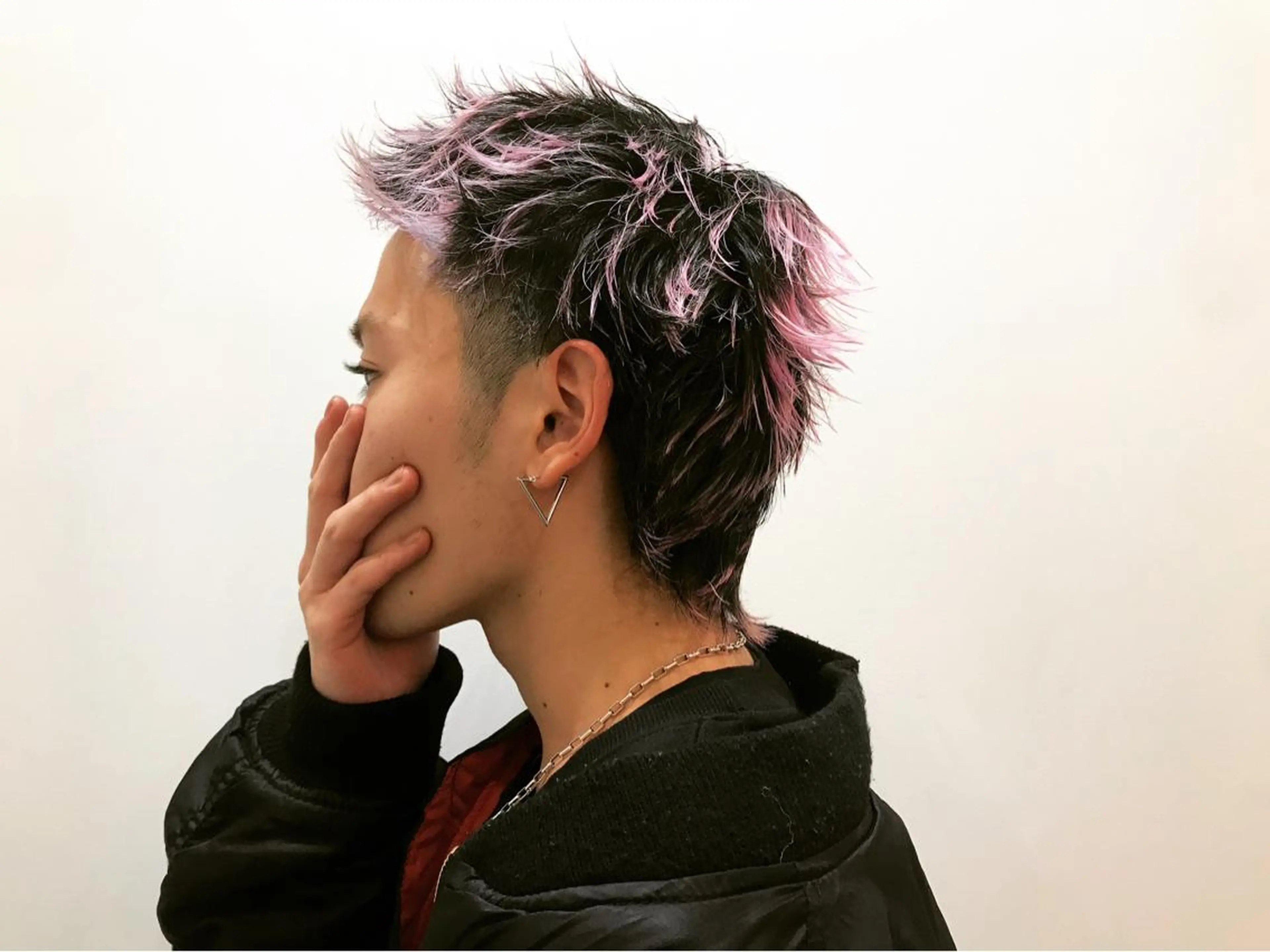 カラー メンズ 増渕 駿介のヘアスタイル