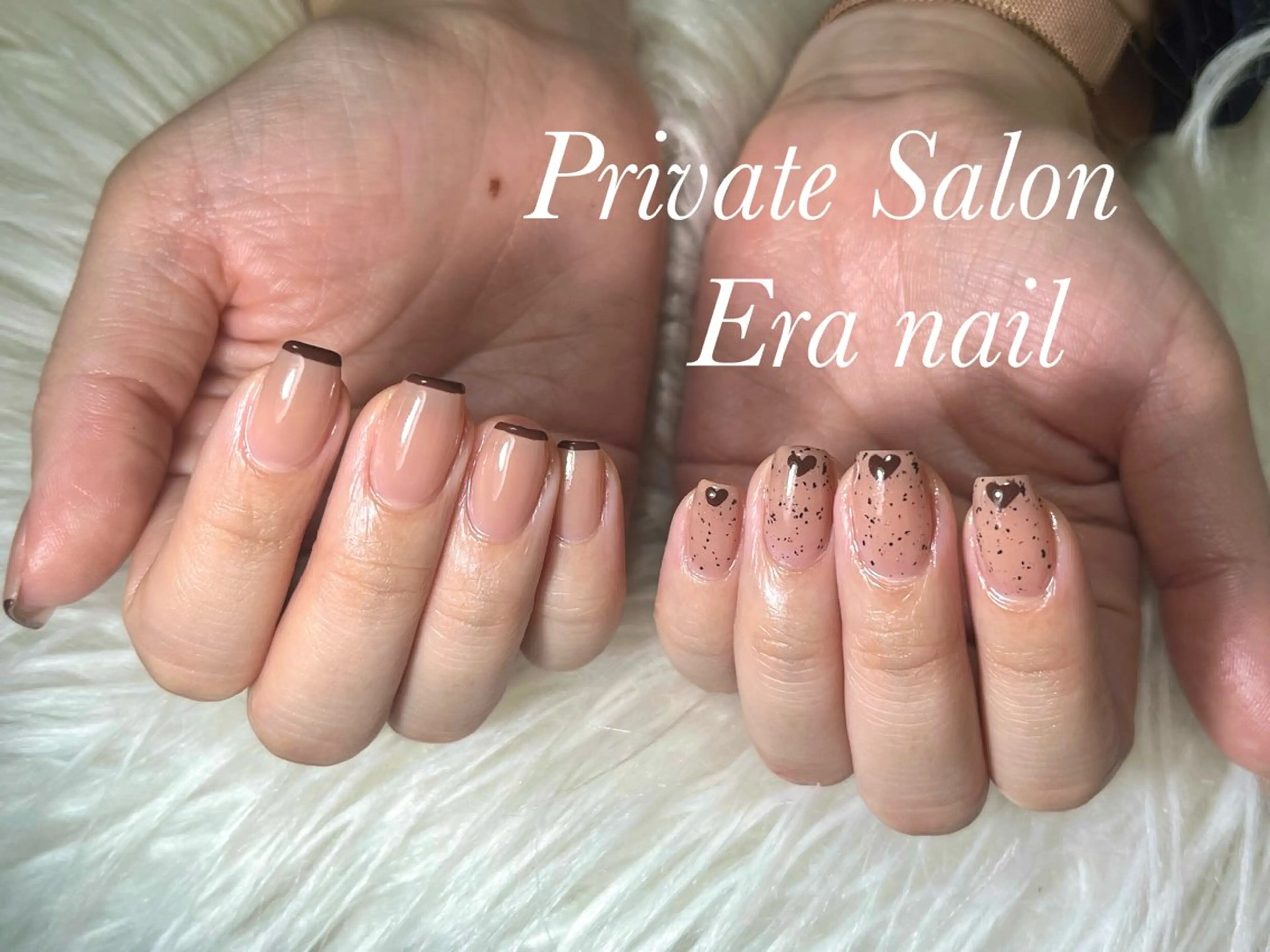 ネイル ブラウン Era nailのネイルデザイン