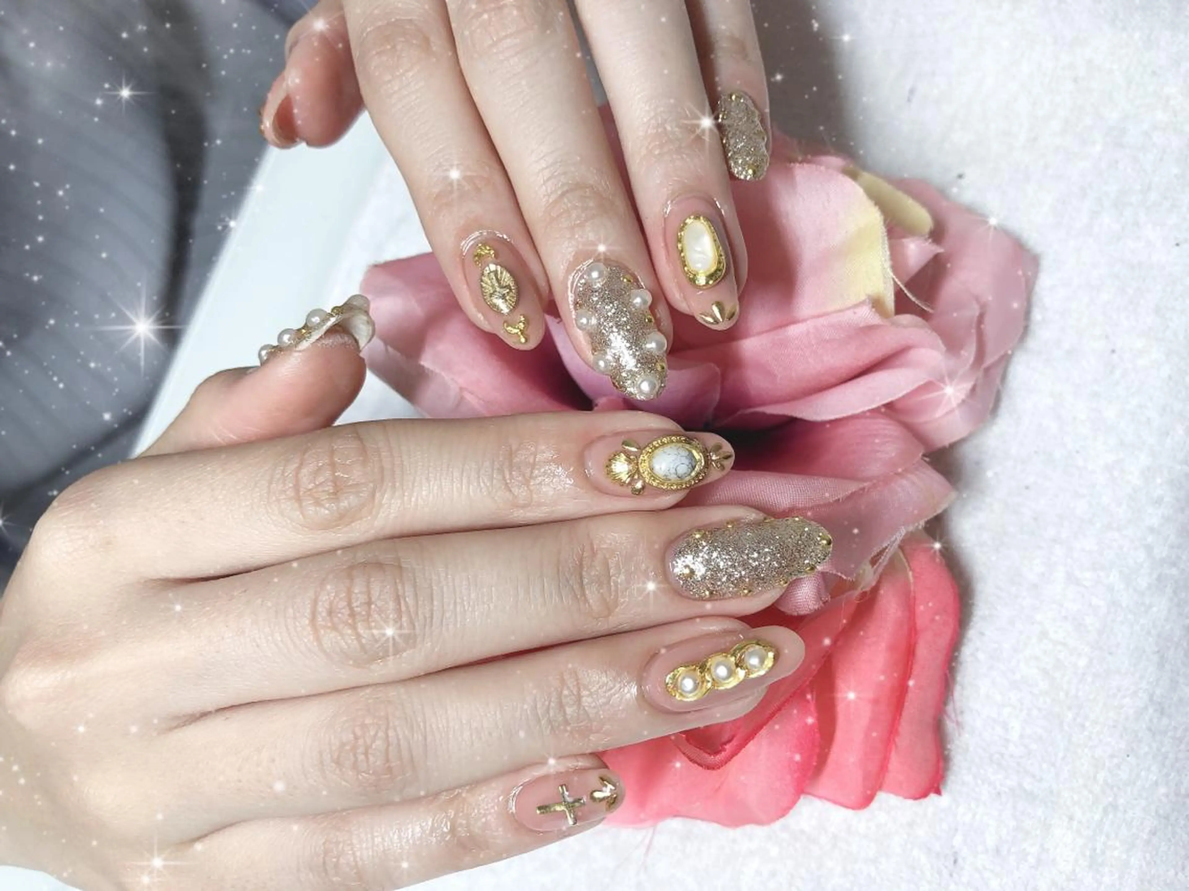 ミディアム ネイル 《LB》ラブリエ Nail&eyeのマツエク・マツパデザイン
