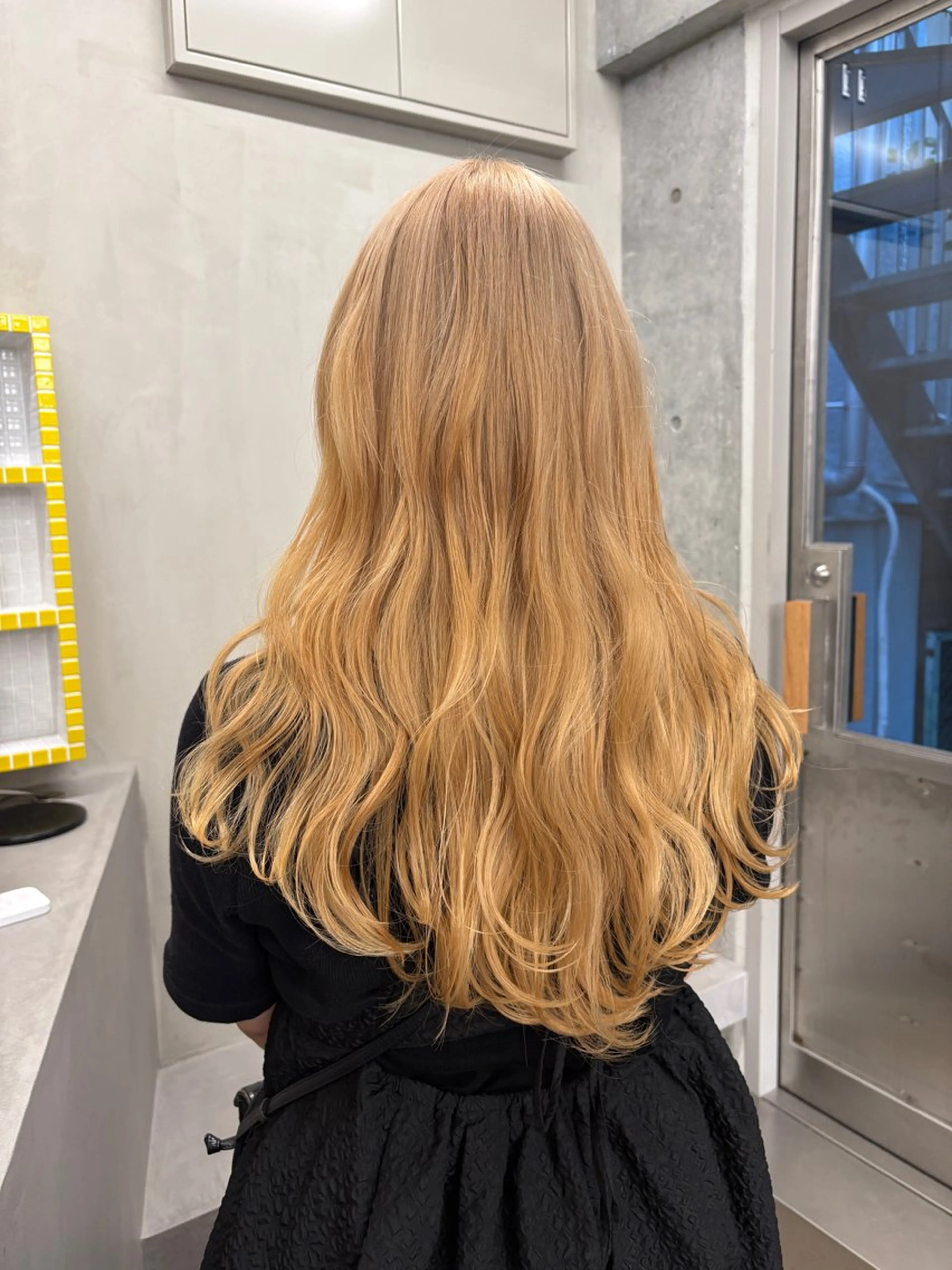 ロング カラー ブリーチ カット ヘアカラー トリートメント yuuna/ ハッシュカット🎀のヘアスタイル