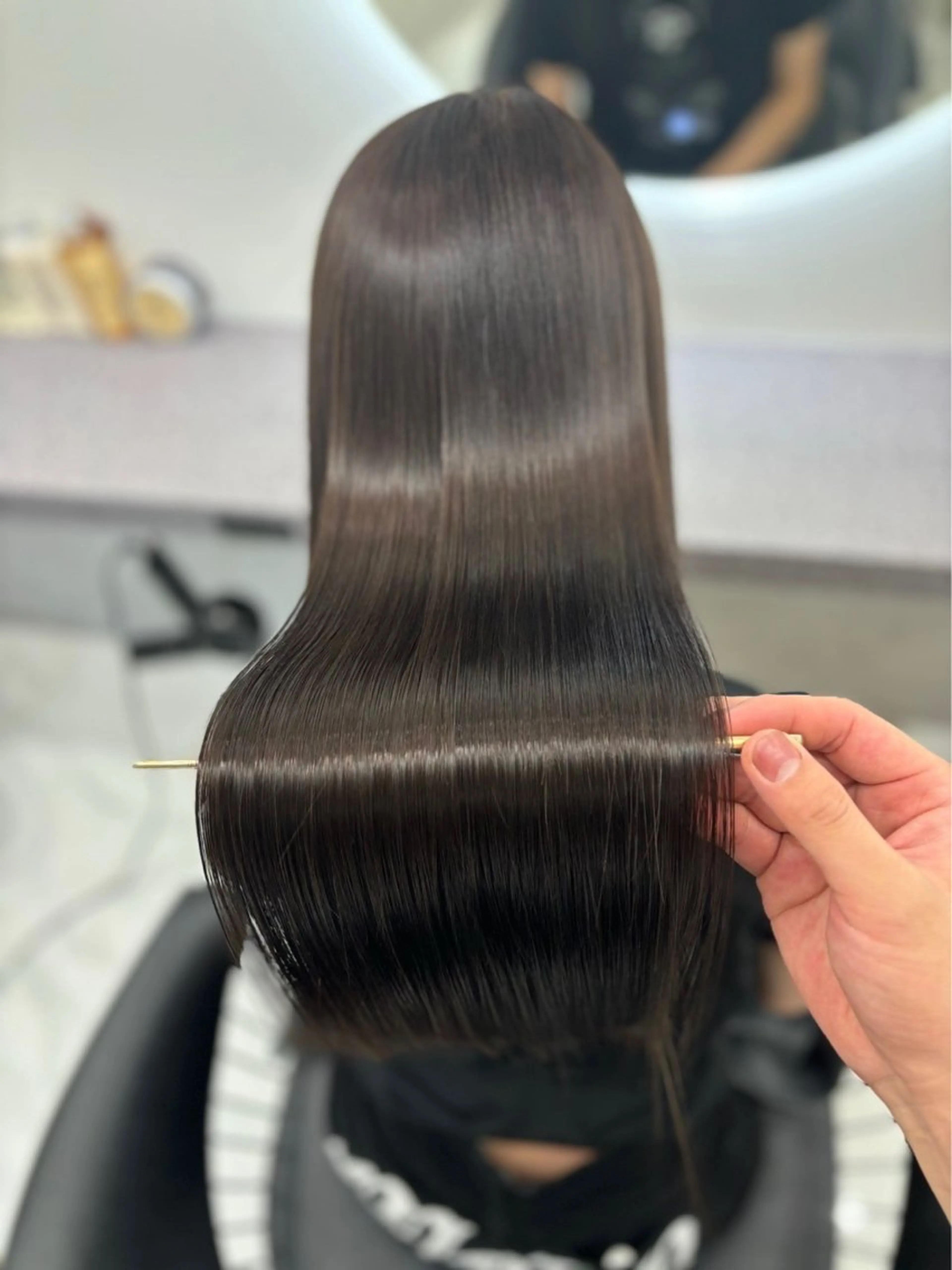 ロング 縮毛矯正 トリートメント 店長/藤原 季矢のヘアスタイル