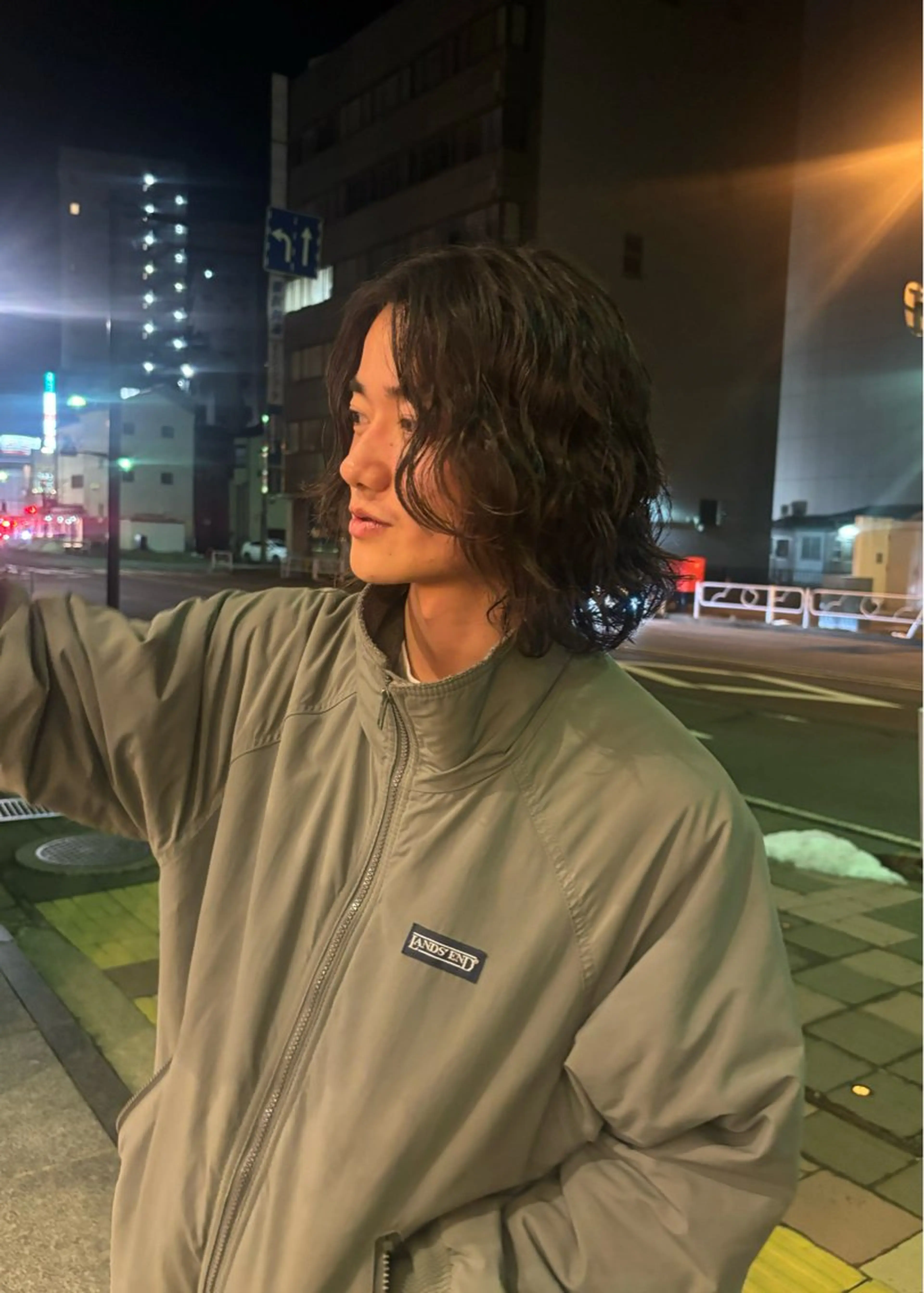 パーマ メンズ メンズパーマ ボブ SASAnagano 堀内未梨のヘアスタイル