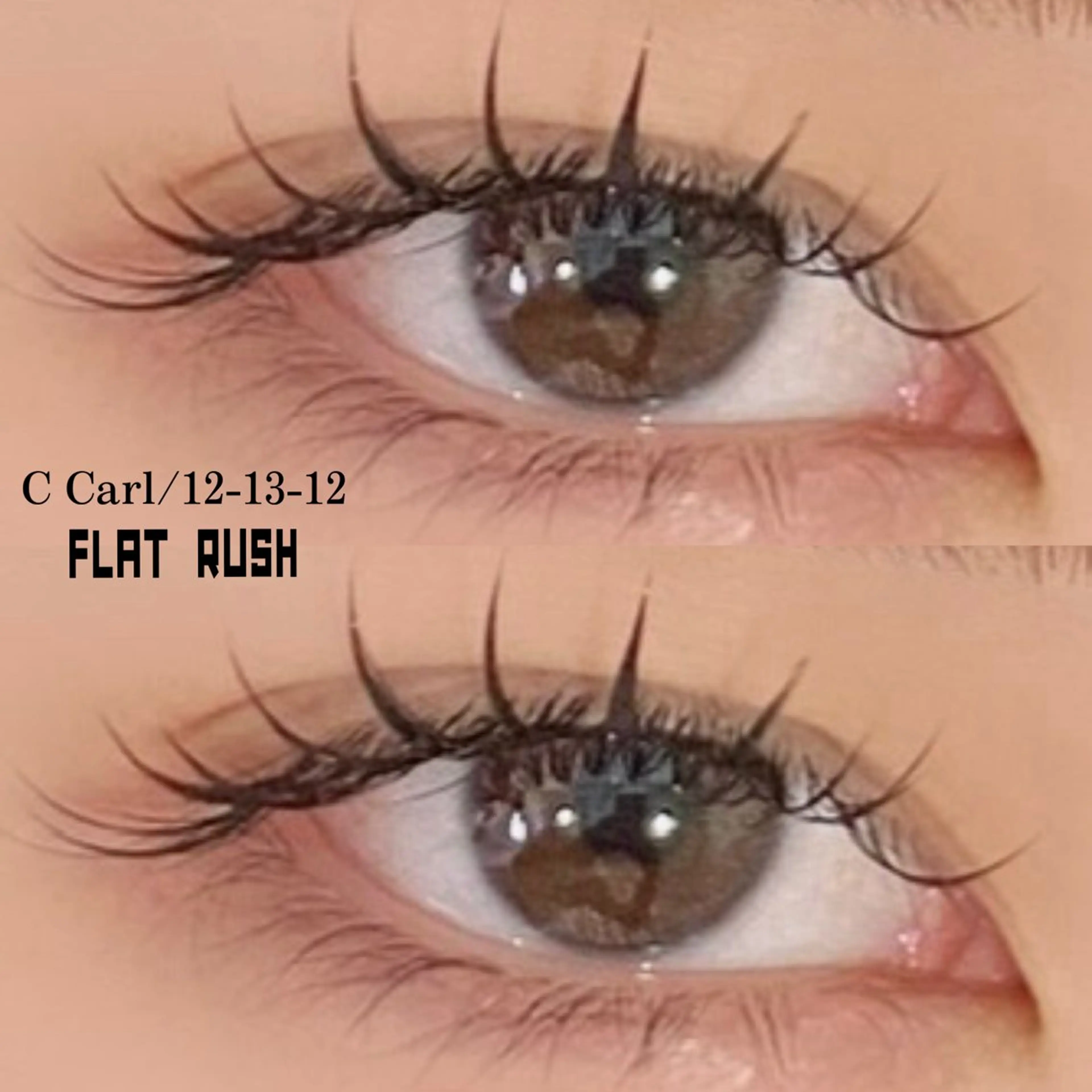 マツエク・マツパ 束感まつ毛 フラットラッシュ マツエク 成美SALON eye&nailのマツエク・マツパデザイン