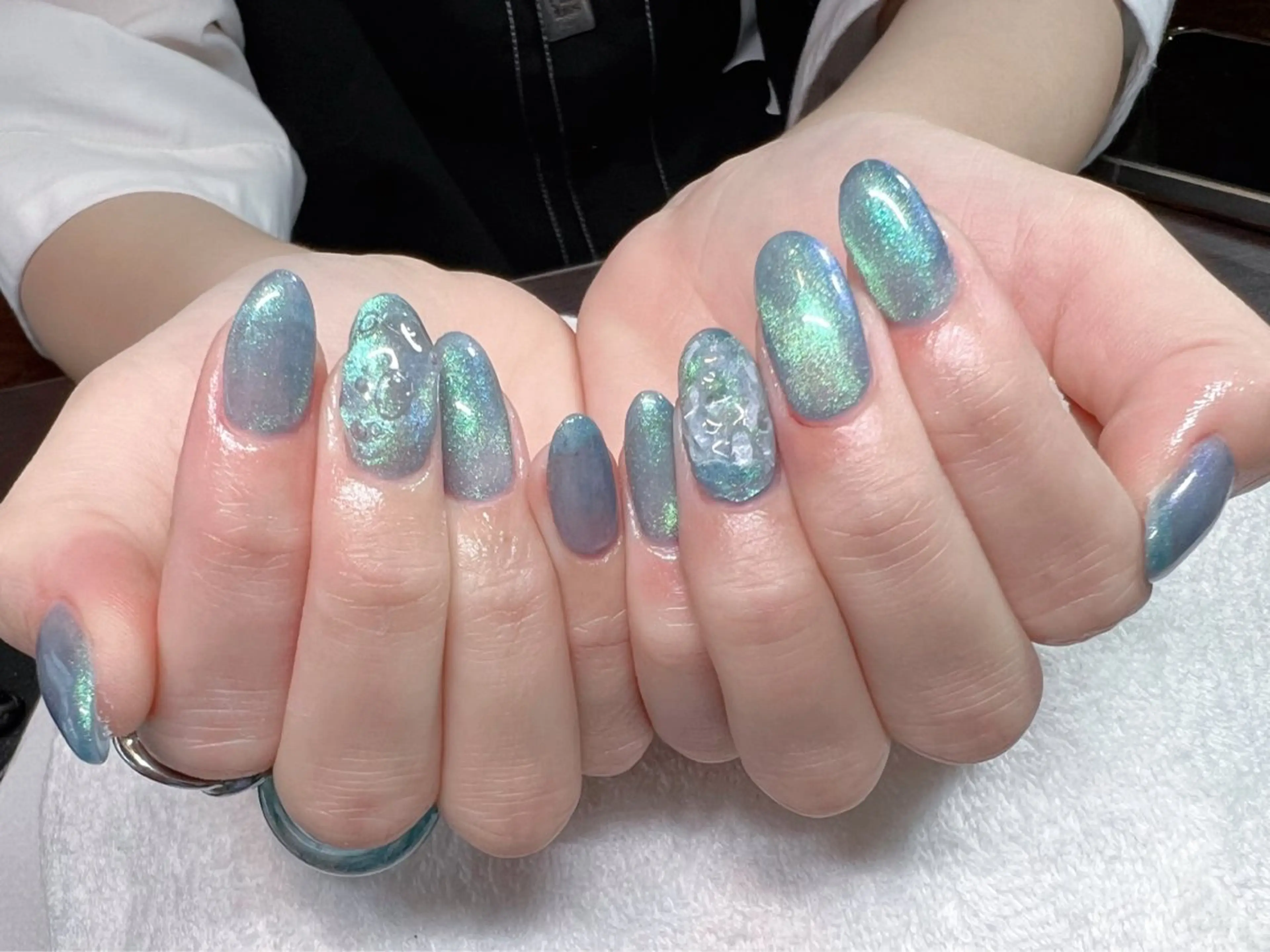ネイル アートネイル マグネットネイル Nail salon Kahuuのネイルデザイン