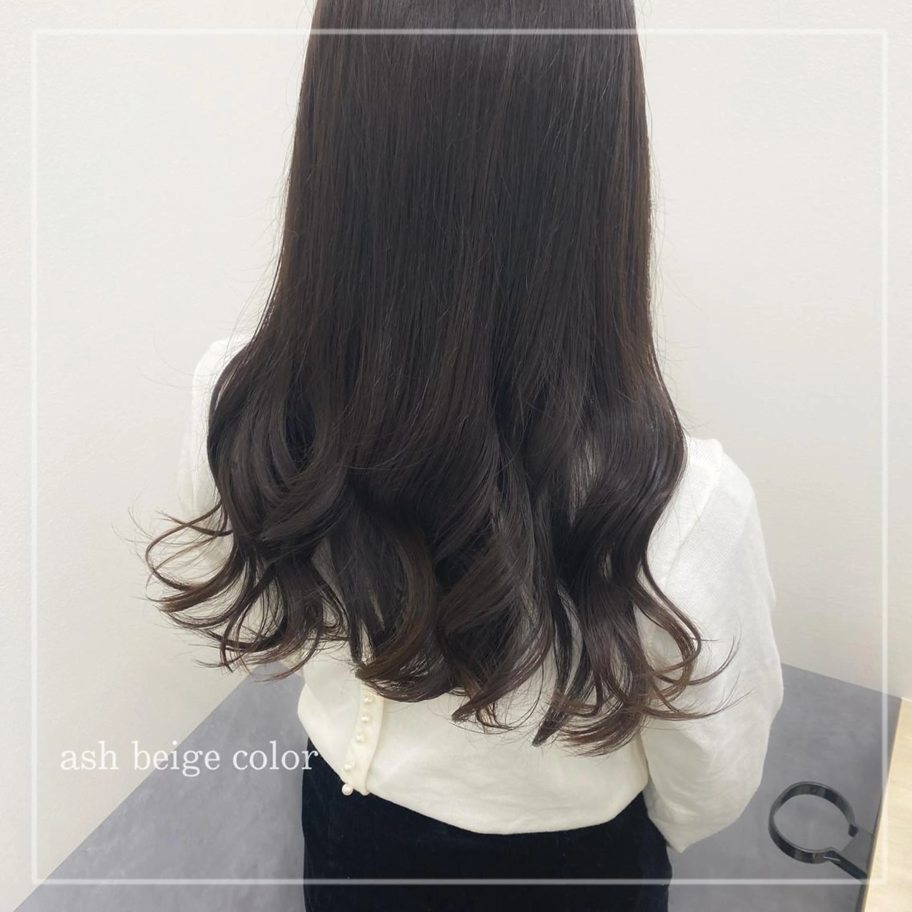 セミロング アッシュ 💛Frameなんば /村田百花のヘアスタイル