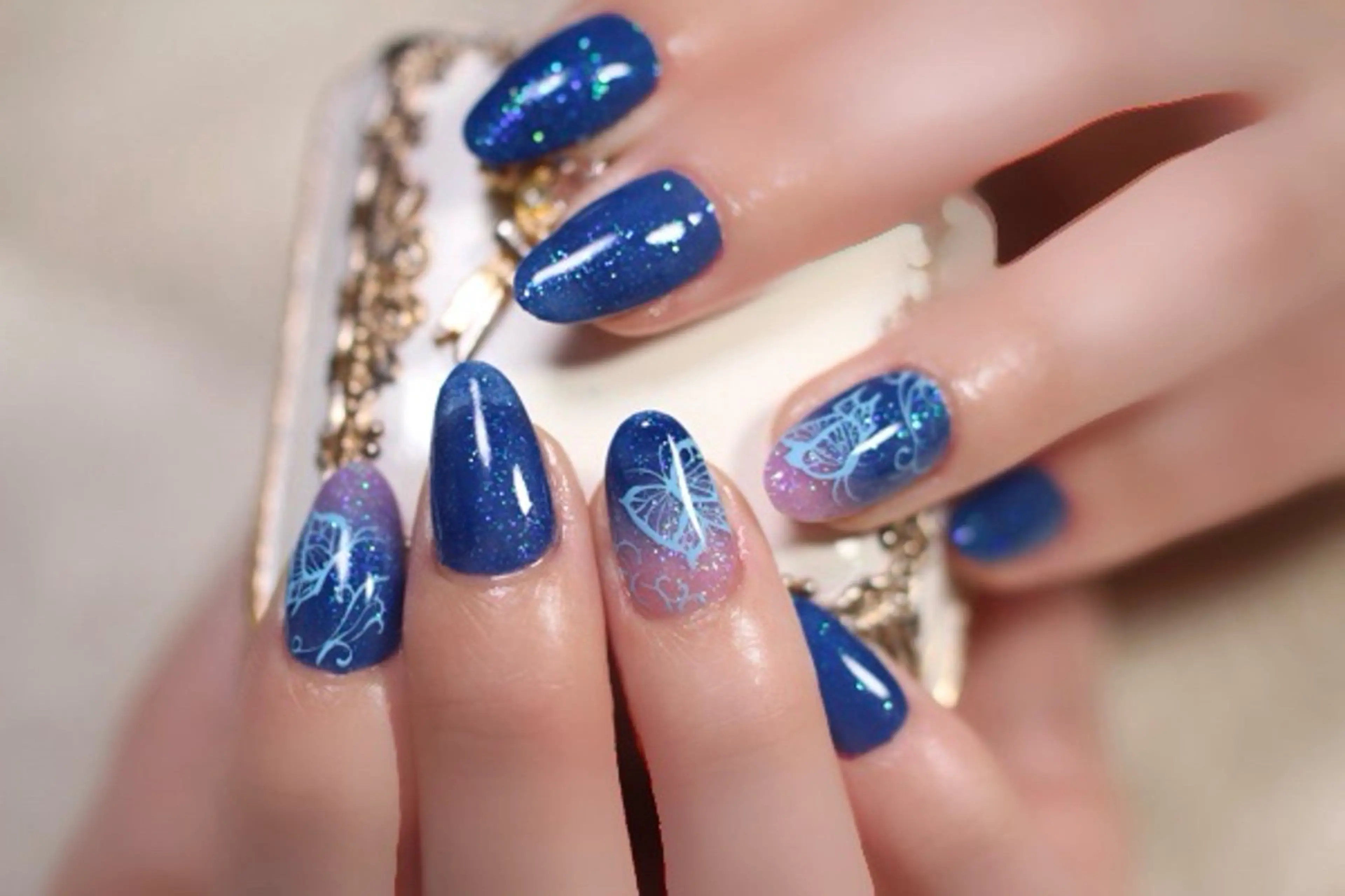 ネイル アートネイル ジェルネイル グラデーション ママリンド　志村坂上店所属・しみ えんのネイルデザイン