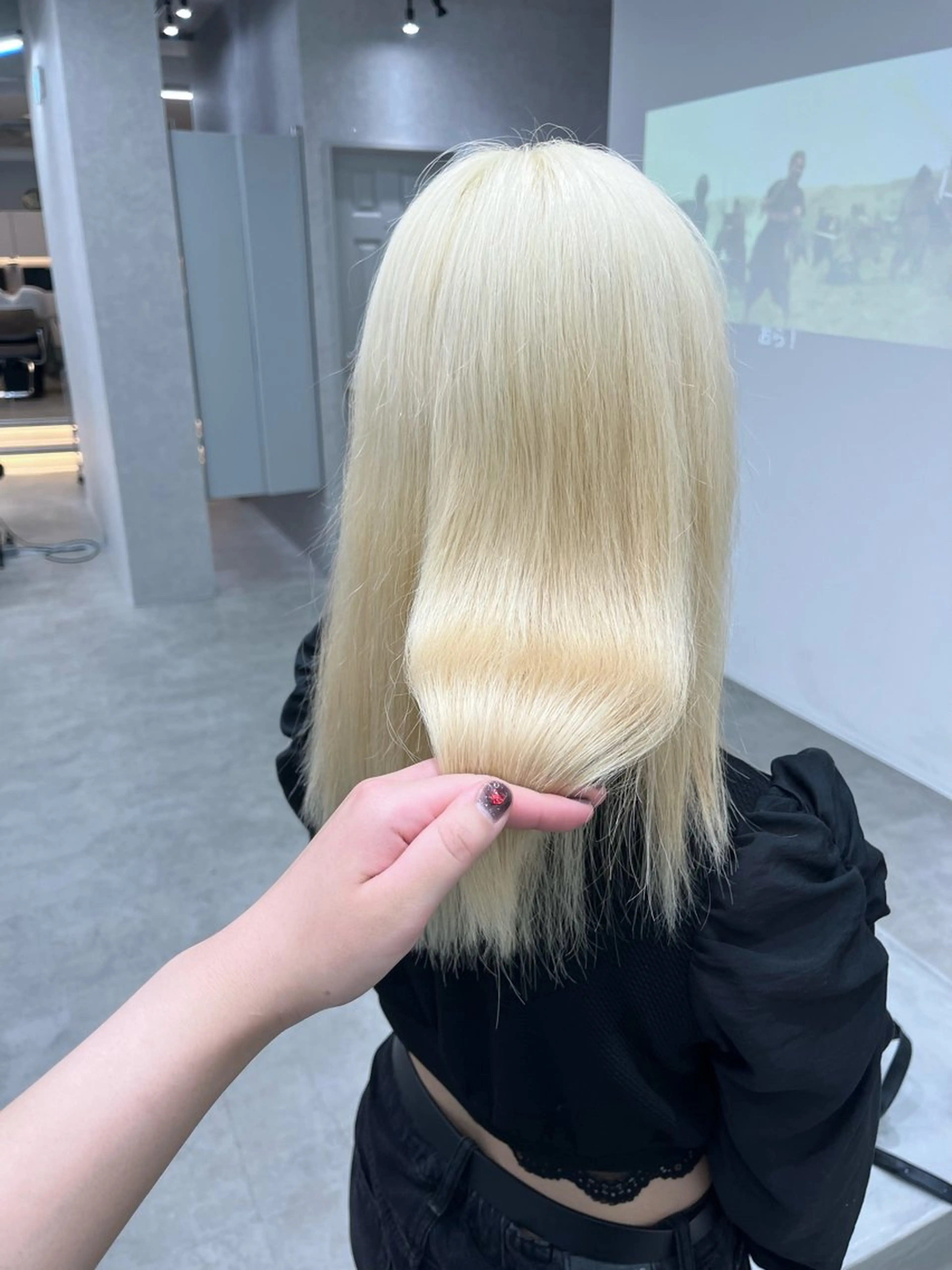 【抜きっぱなしブロンド🕯‎🤍】ブリーチ2回の写真