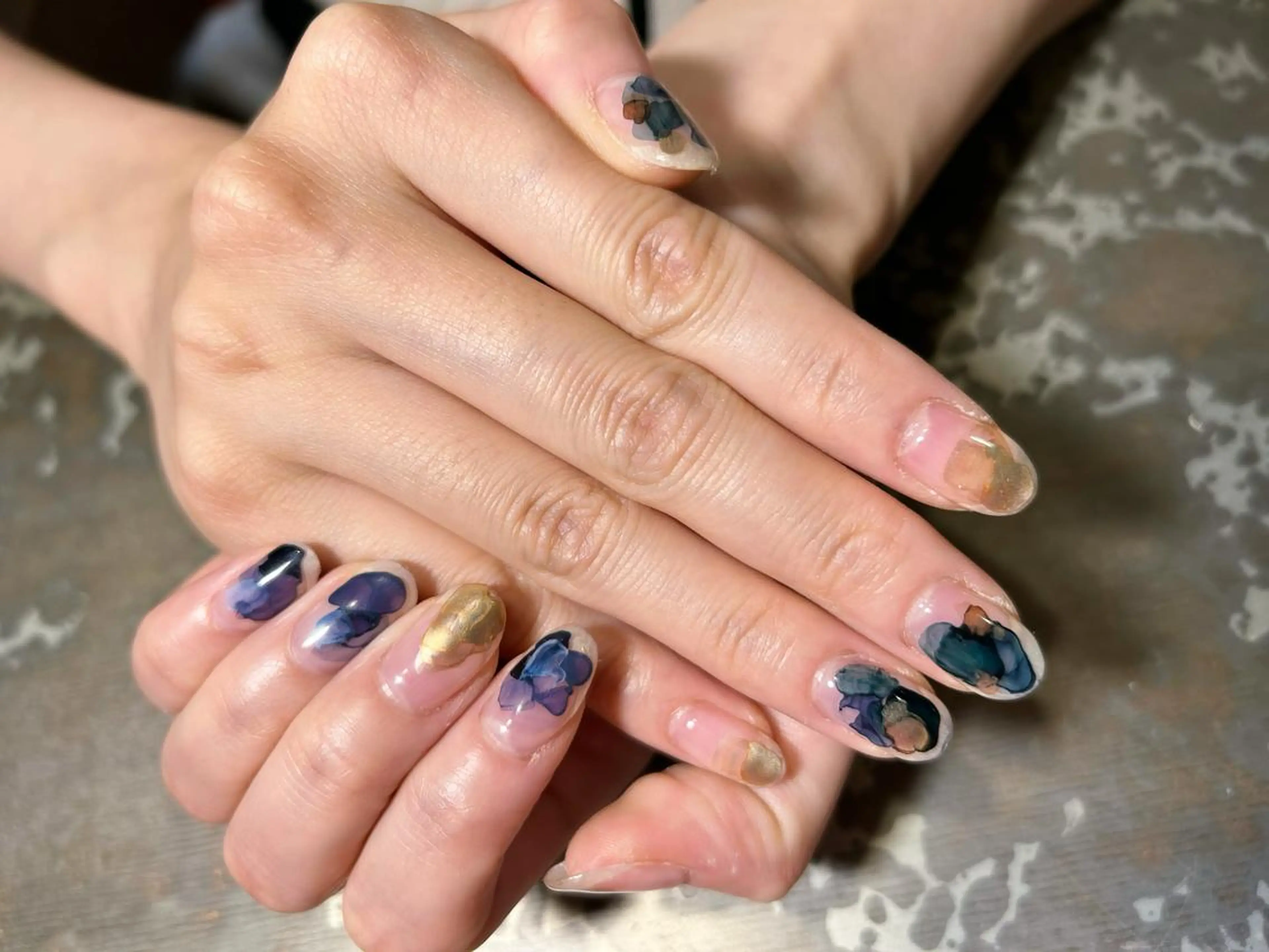 ネイル アートネイル ニュアンスネイル ハンドネイル Ainchi nail所属・＊ misa ＊のネイルデザイン