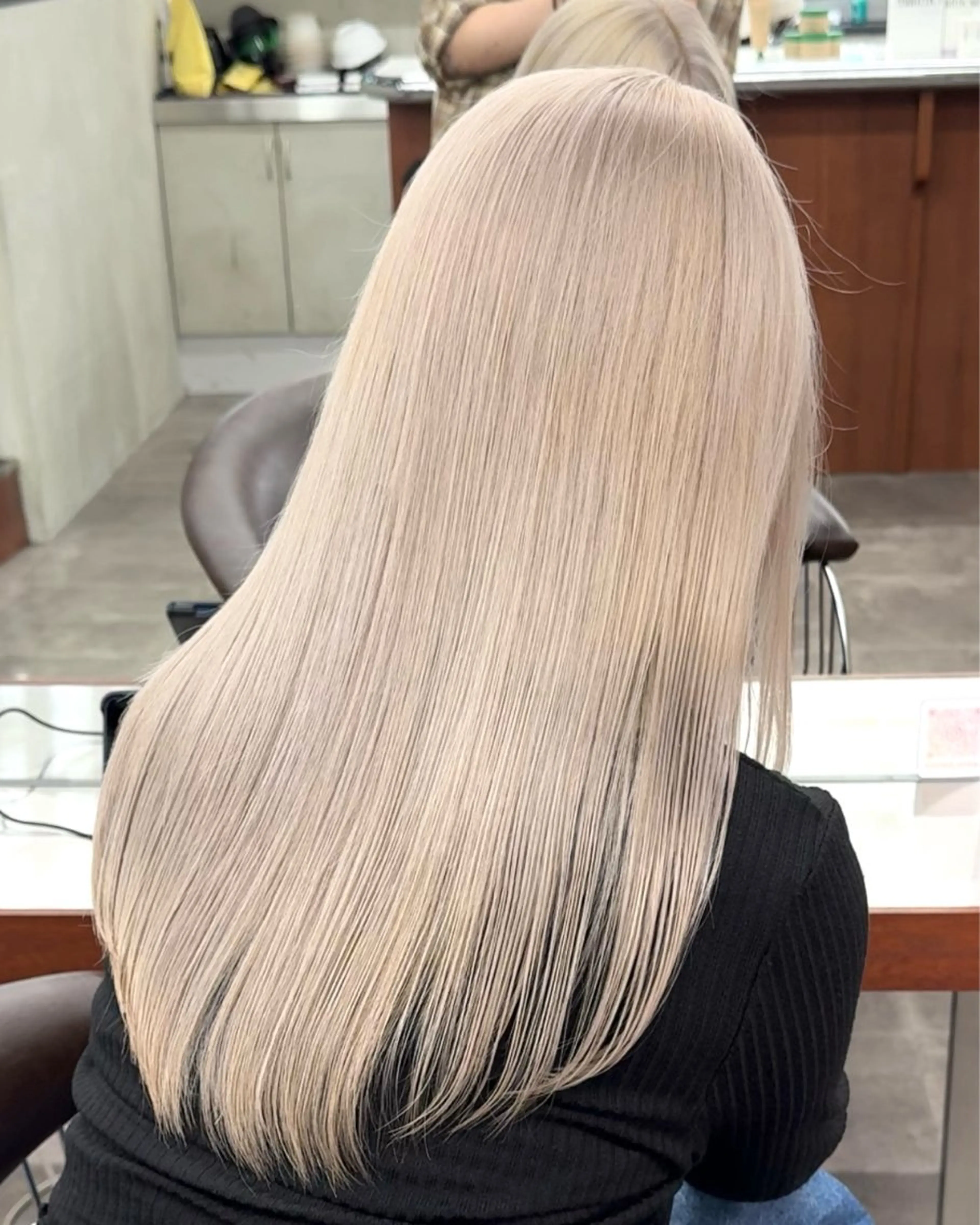 ロング カラー 似合わせカット/ ハイトーン/aoiのヘアスタイル