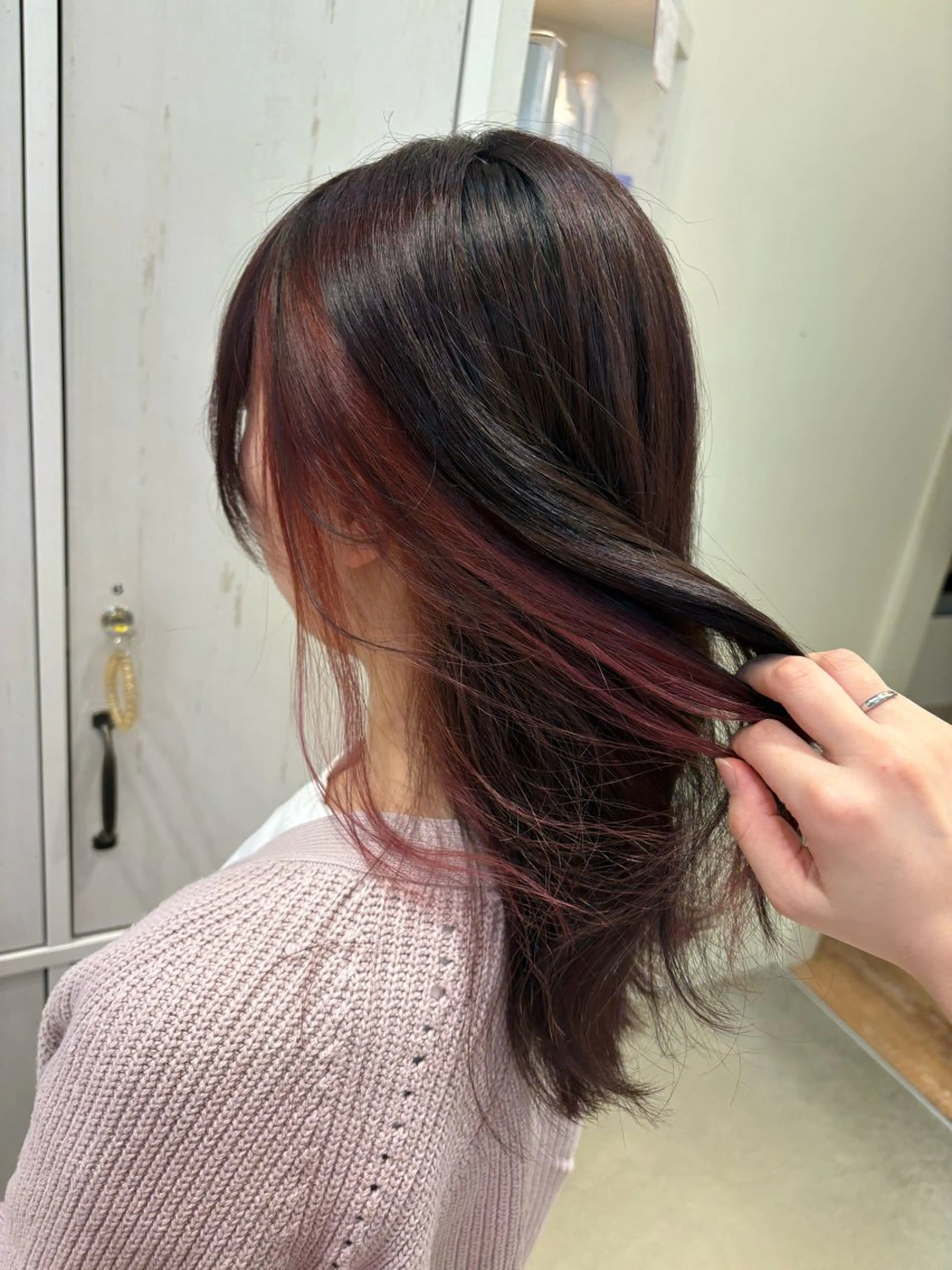 セミロング つちだ ゆうひ / 暗髪カラー⟡.·のヘアスタイル