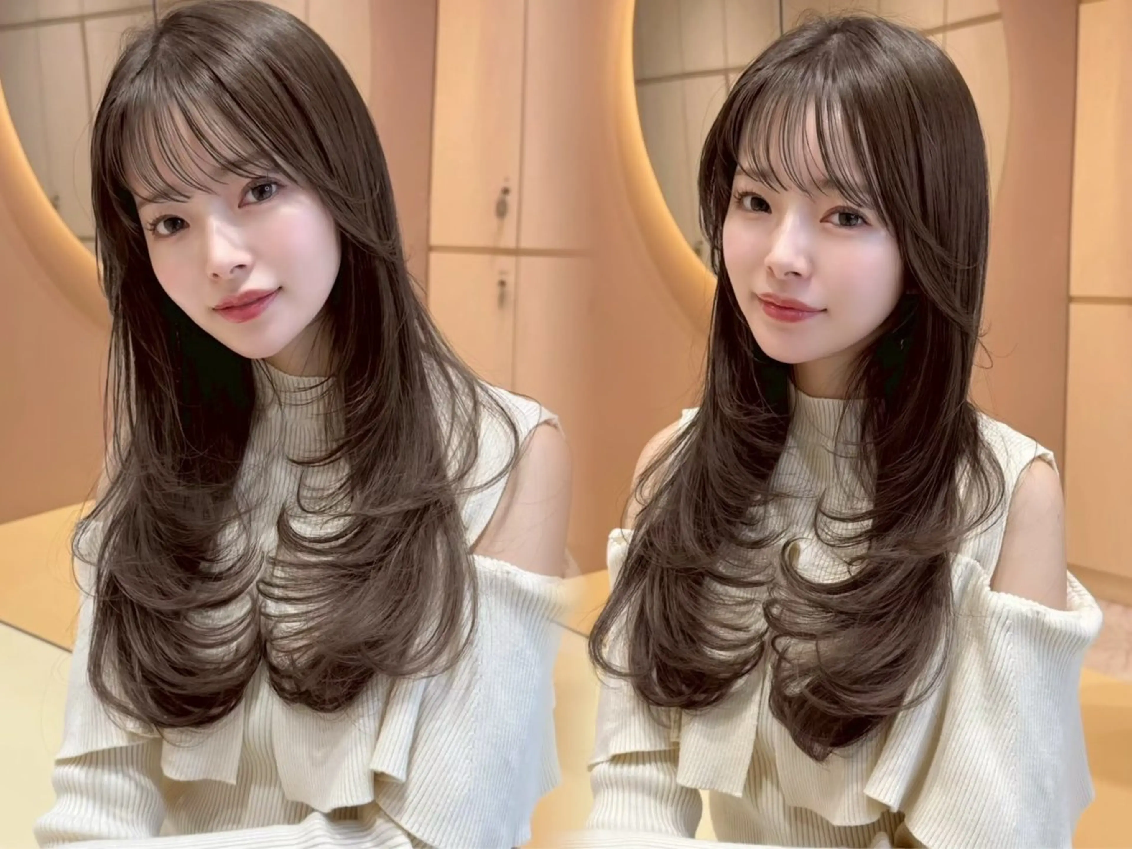 セミロング 大宮 トレンドヘア 🎀🪽古川美涼のヘアスタイル