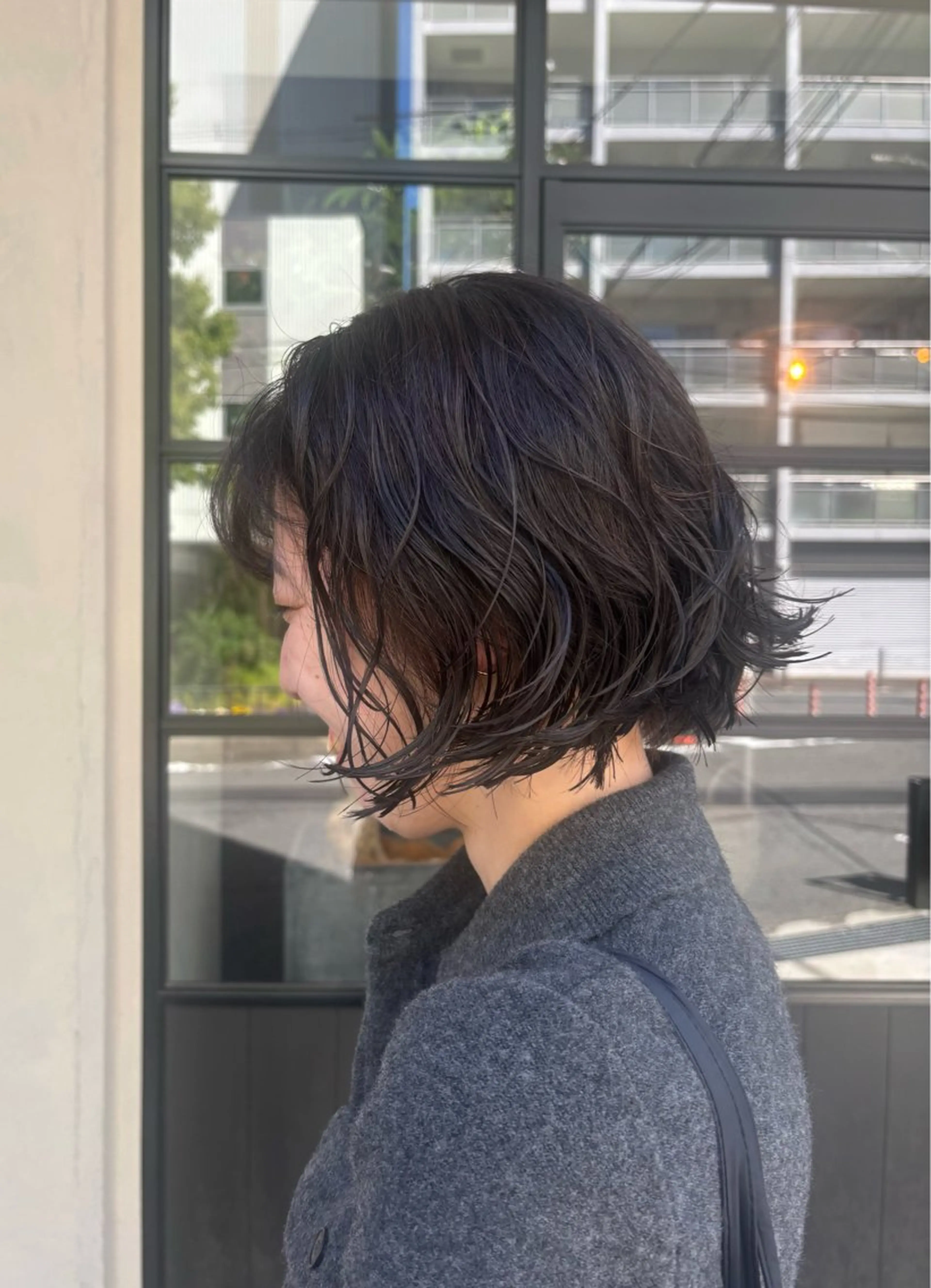 ショート パーマ カット パーマ 井本 早紀のヘアスタイル