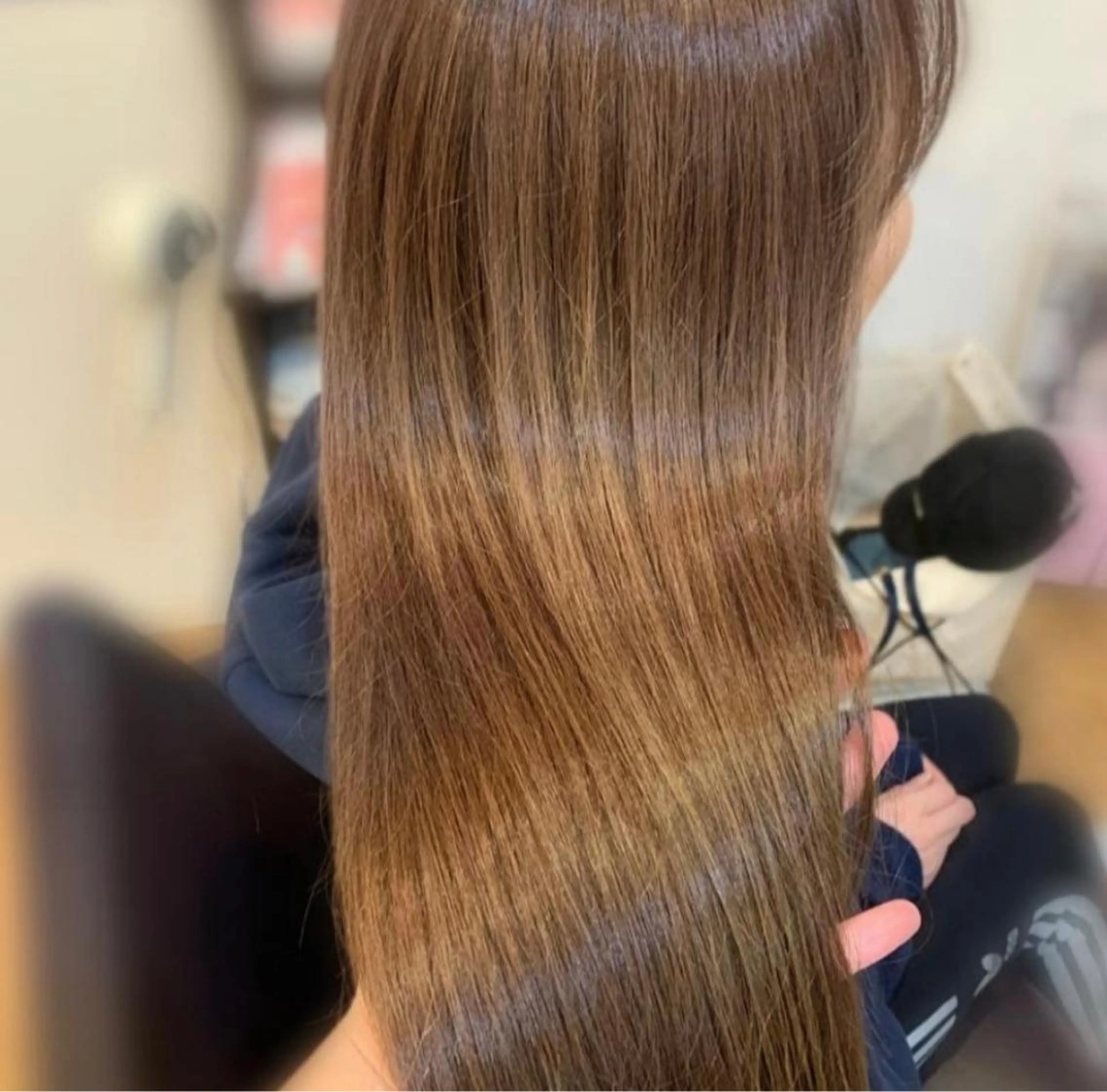 ロング 人見知りさんでも安心 奥田 里佳子のヘアスタイル