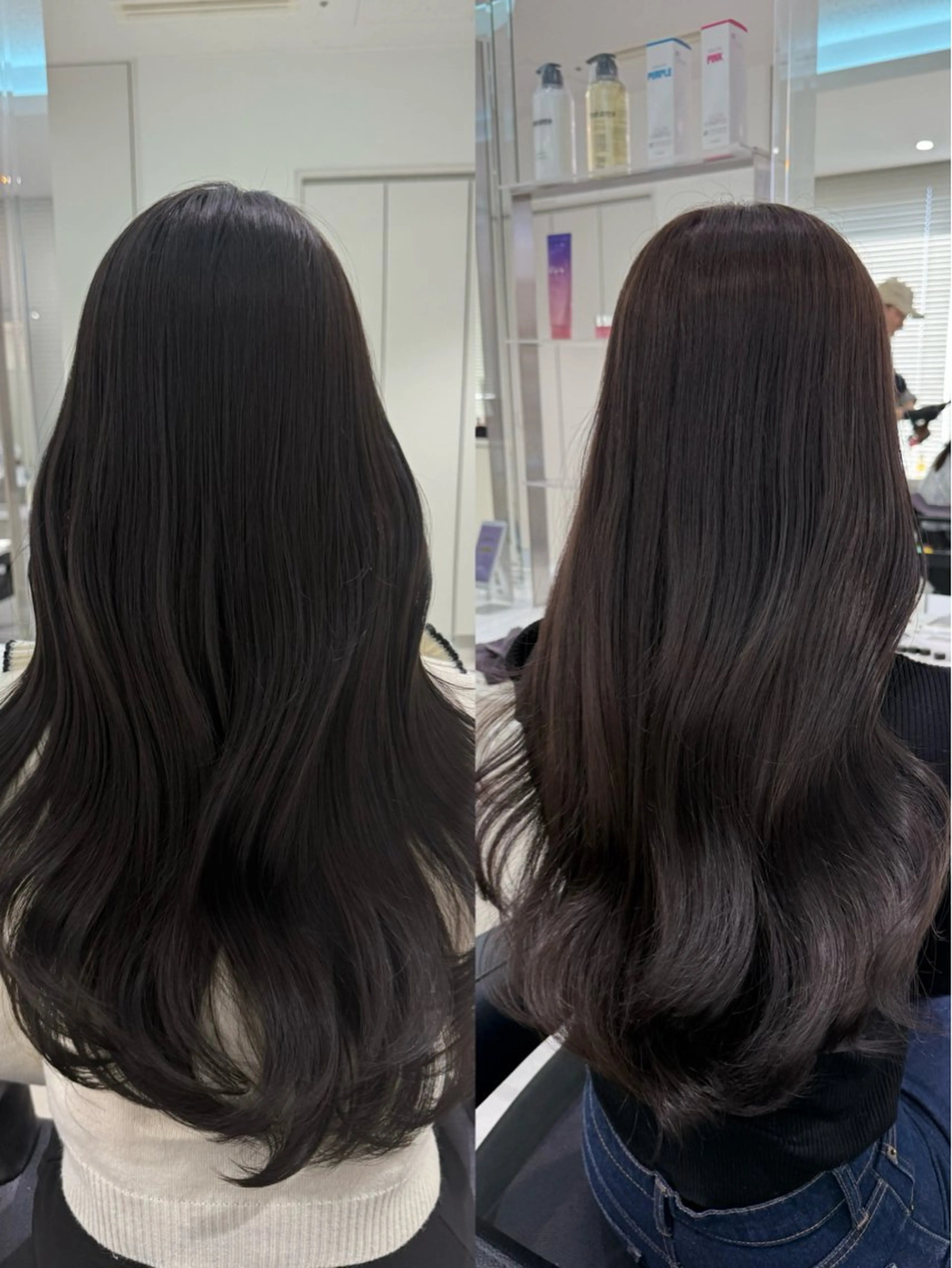 ロング ヘアカラー トリートメント ♡上品韓国髪♡ブラ ウン/SAYATOのヘアスタイル
