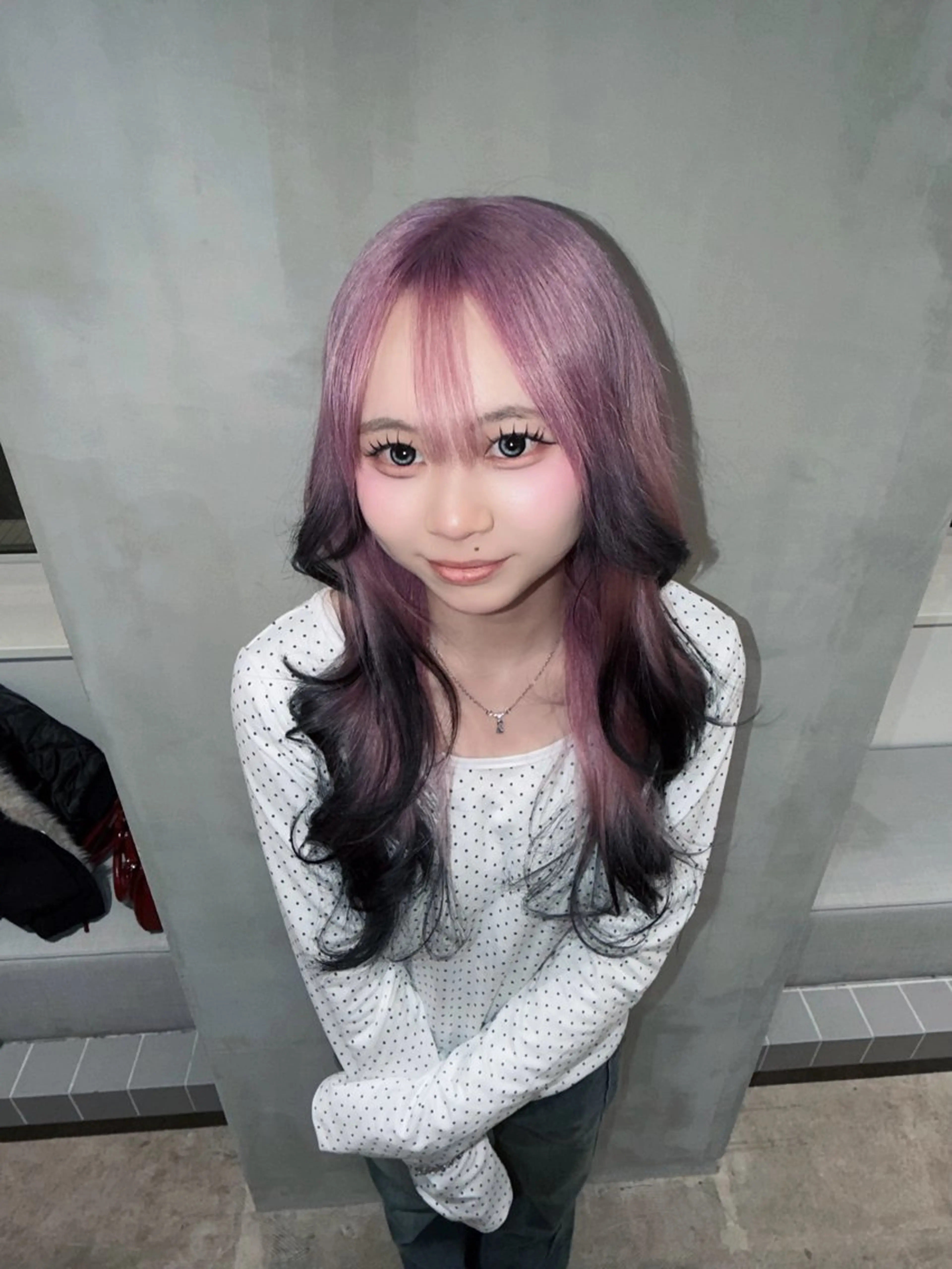 カラー ハイトーン/ブリーチ /ウルフ/しゅーたのヘアスタイル