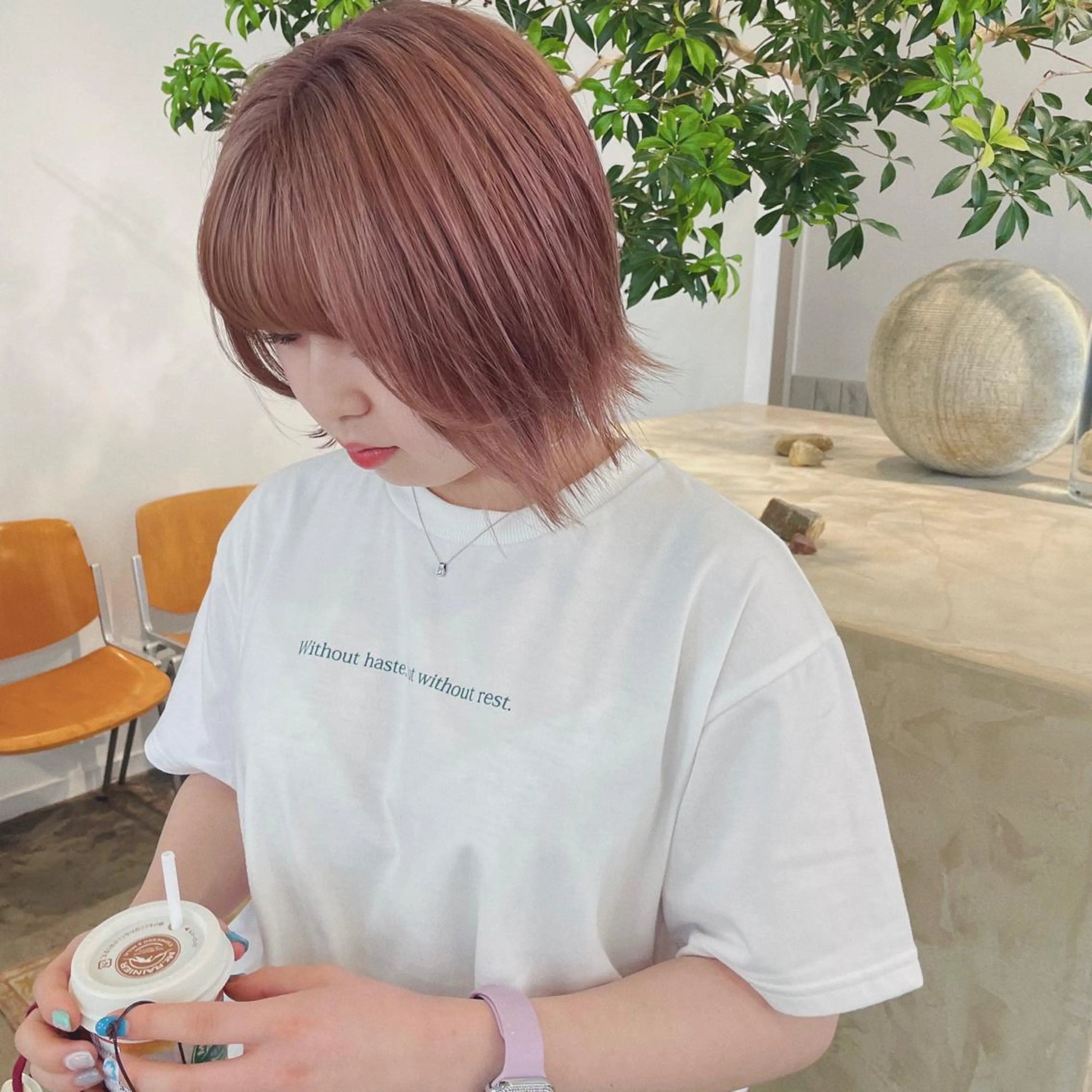 ショート ヘアカラー スギヤマ ショウゴのヘアスタイル