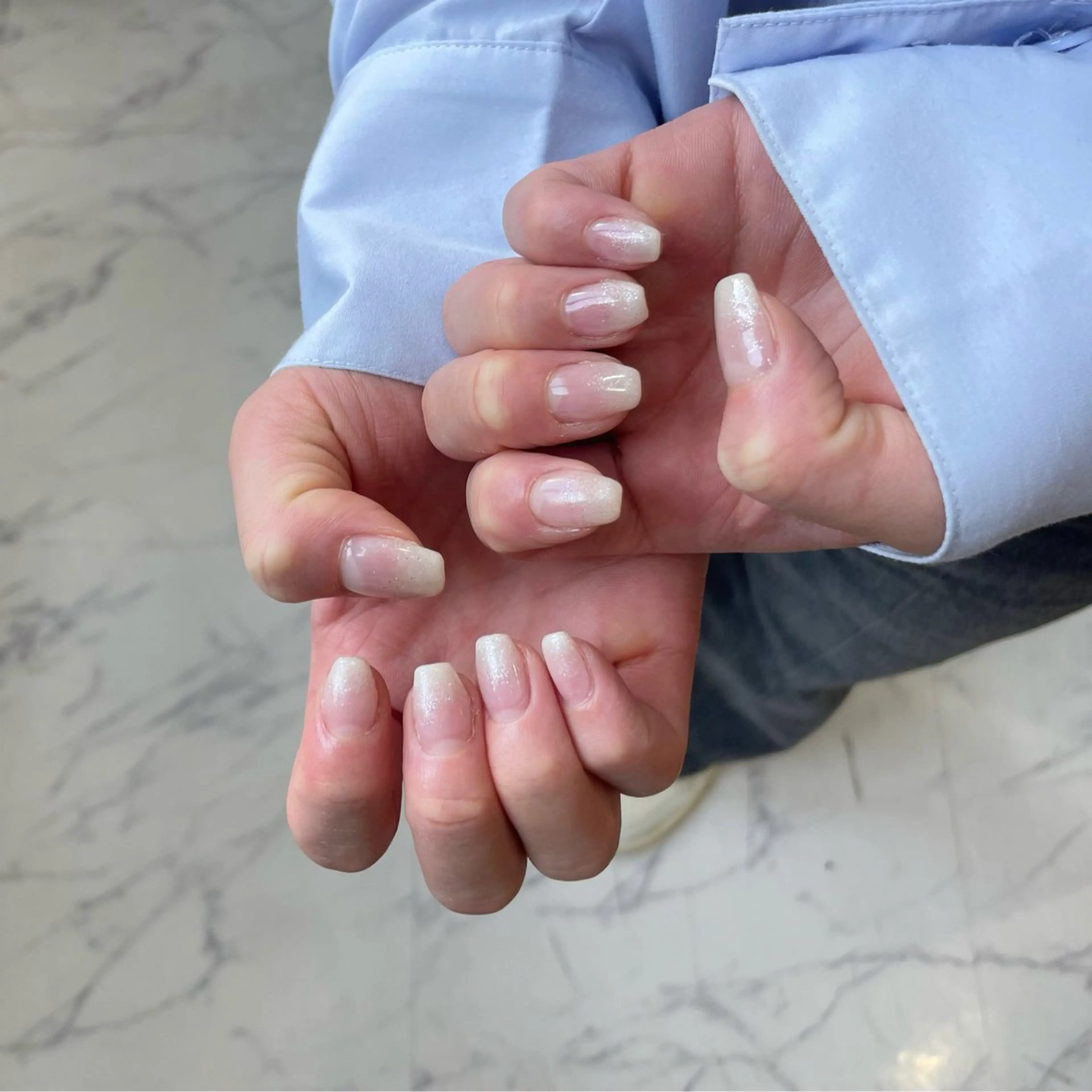 ネイル ラメ(グリッター) ラメグラデーション Maya 📍niconailのネイルデザイン