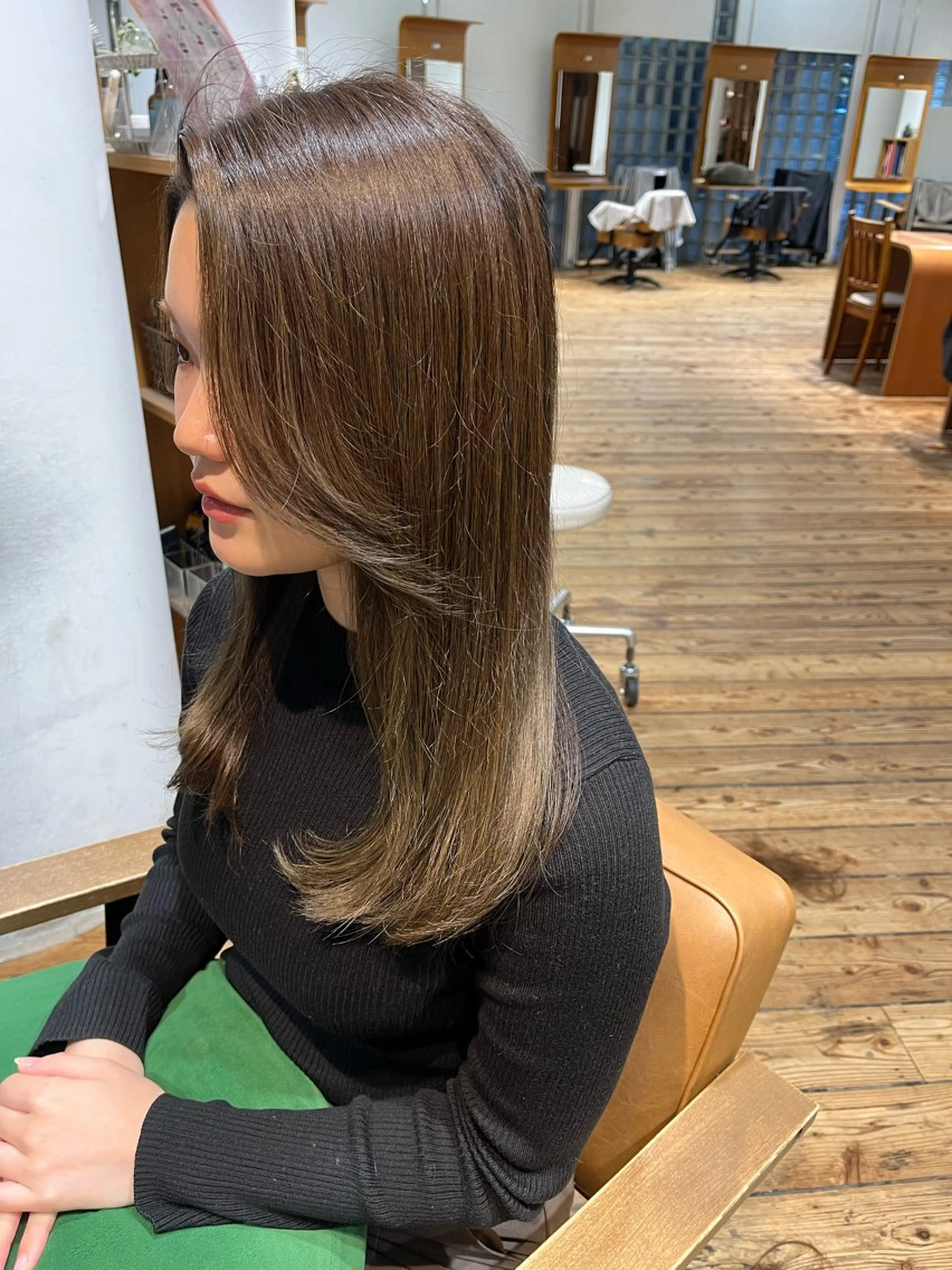 ロング カラー カット/パーマモデル 募集🩵　yukaのヘアスタイル