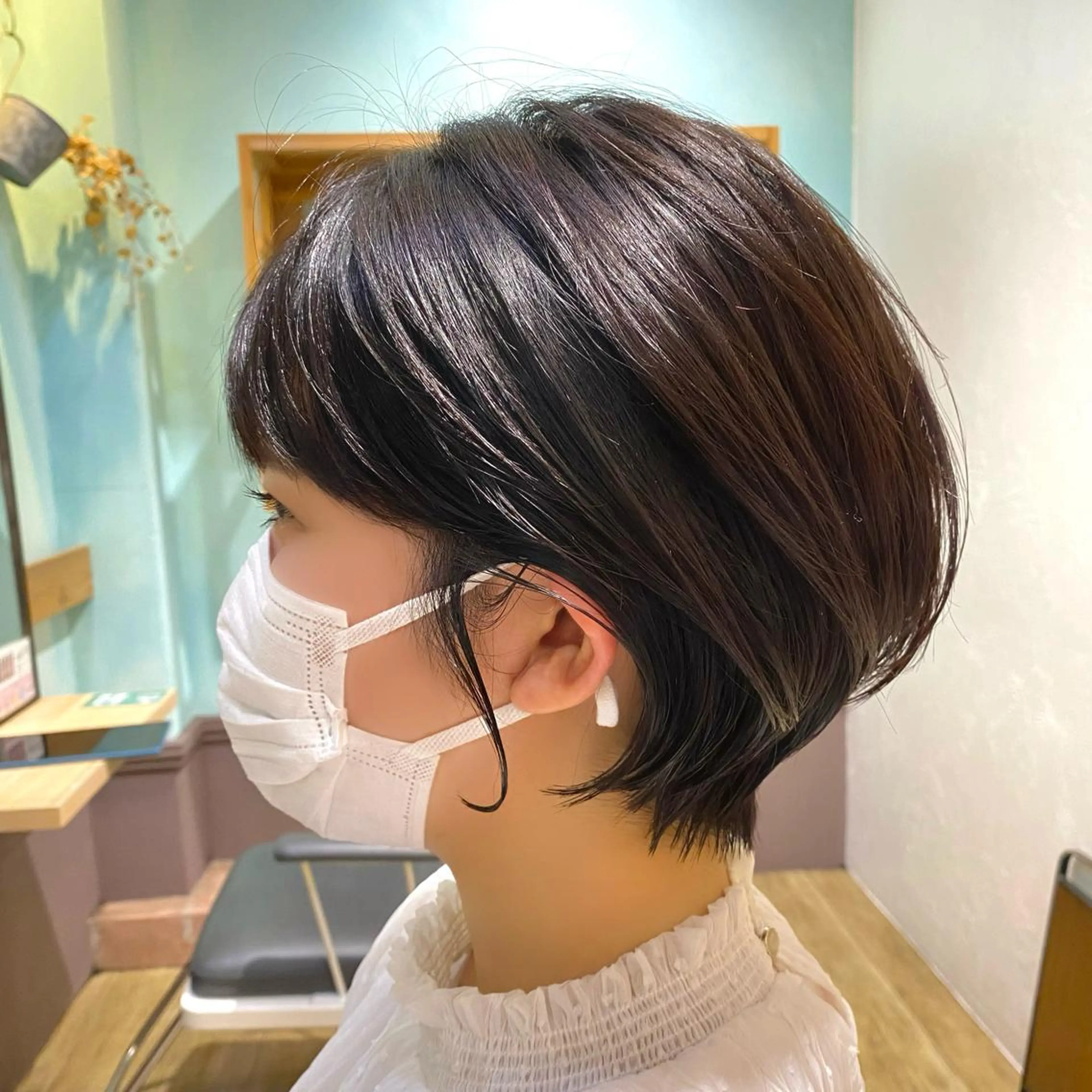 ショート ショートボブ ボブ 似合わせカット ショートヘア カット トリートメント 🌟ショート/シ ョートボブ/岡田🌟のヘアスタイル