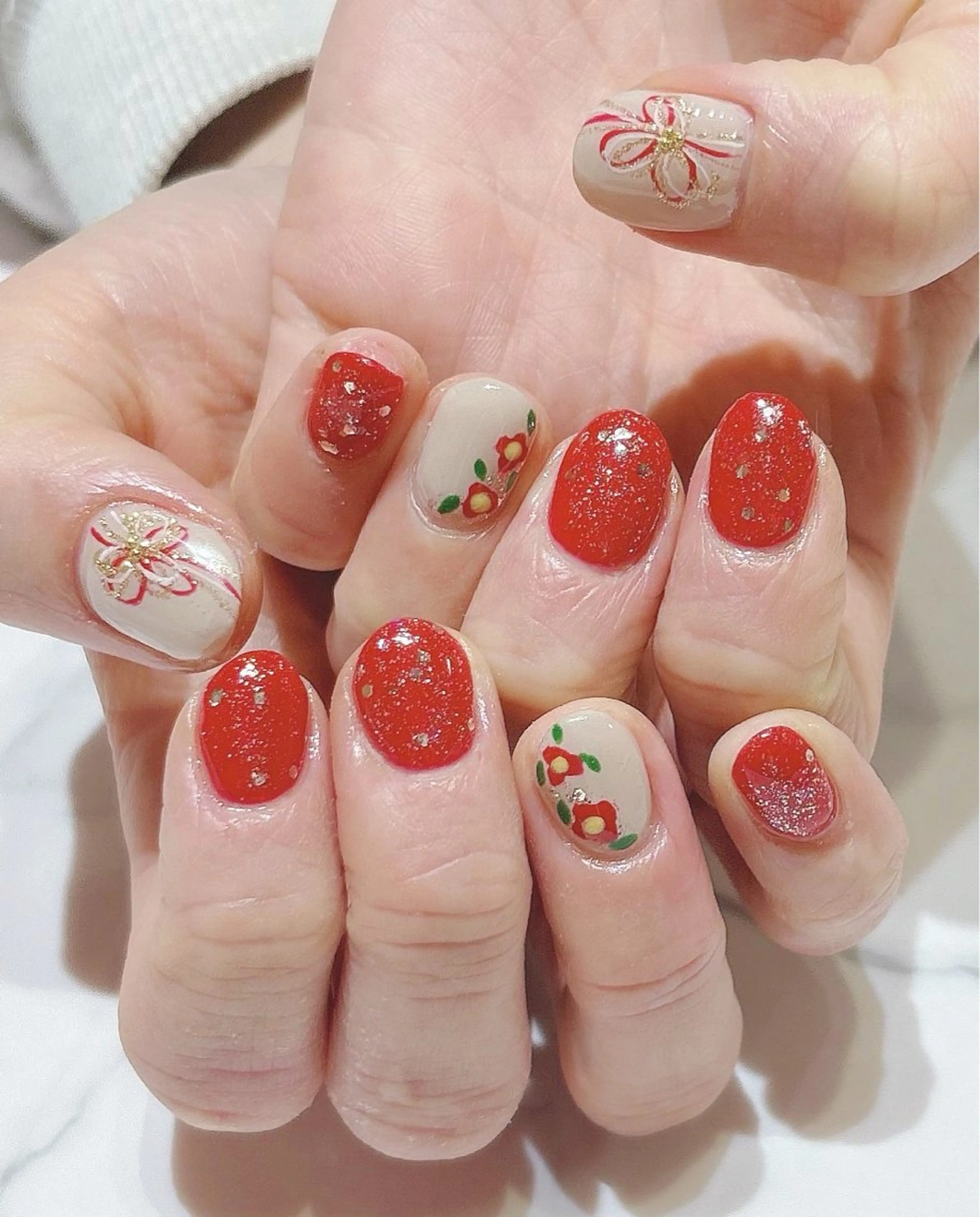 ネイル 持ち込み ネイルサロン Belleのネイルデザイン