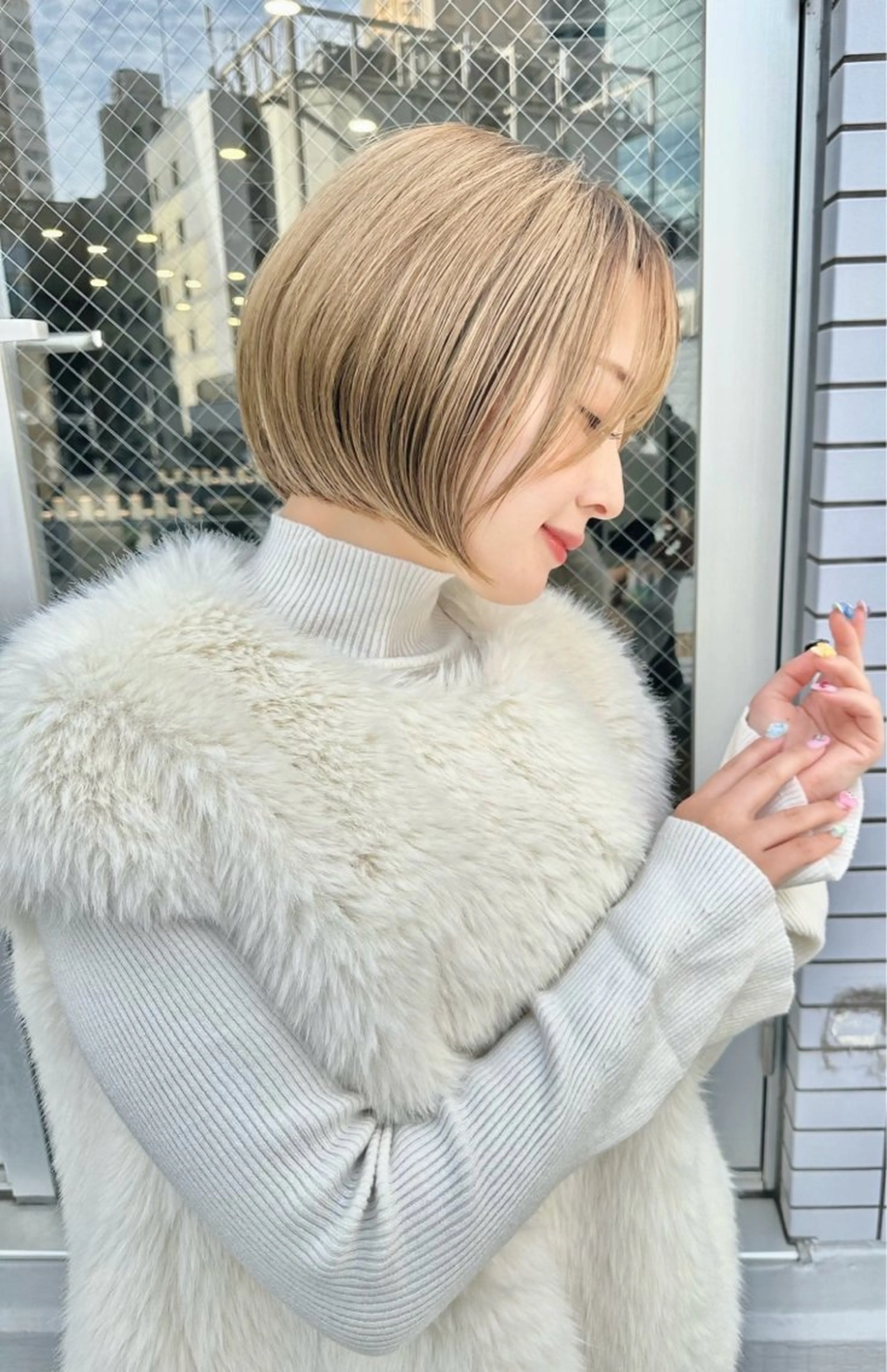 ショート ボブ HARUKI MINATO japan OSAKA所属・神田 龍のヘアスタイル