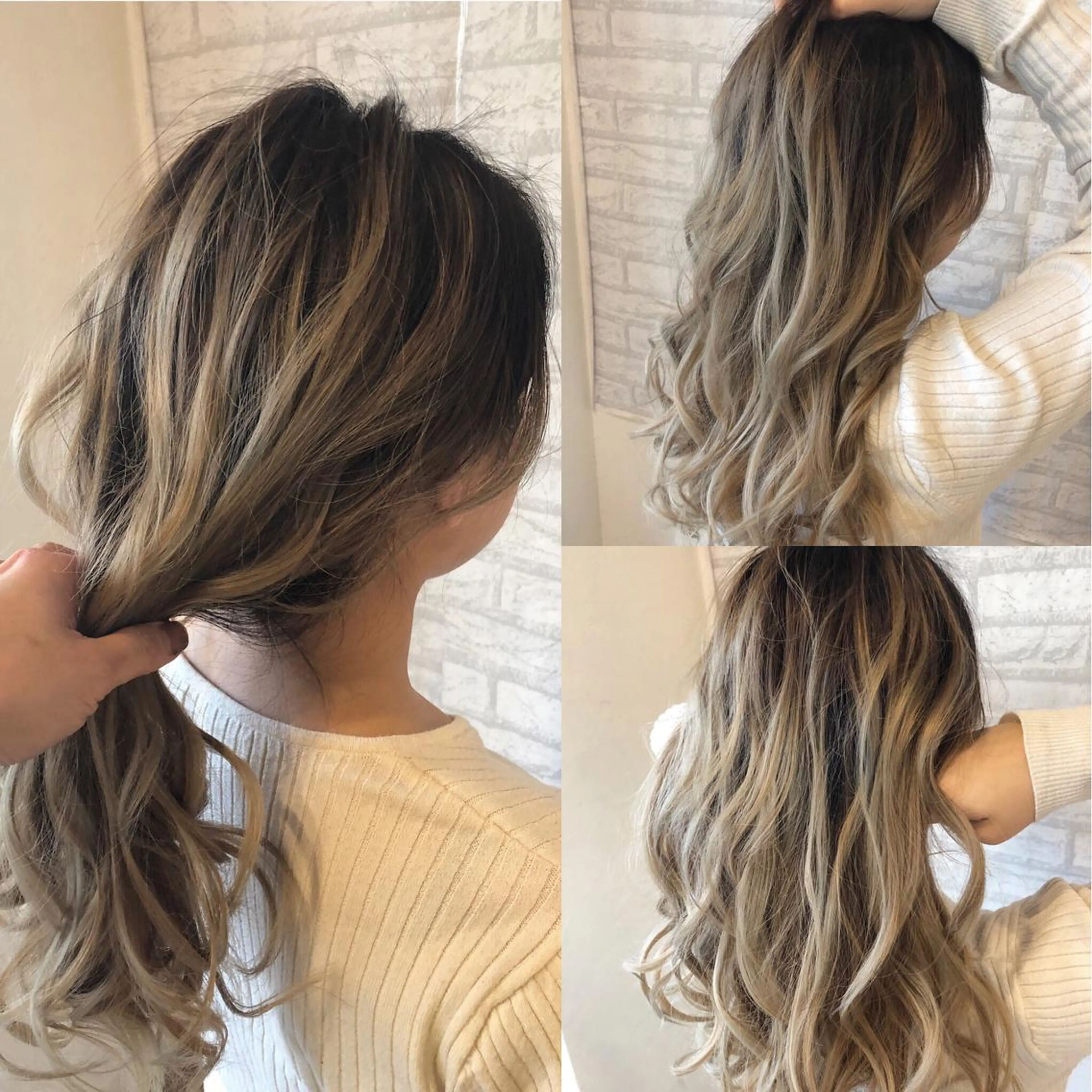 ミディアム カラー ブリーチ カット ヘアカラー トリートメント JILBLAN京都 ショート/ハイライトのヘアスタイル