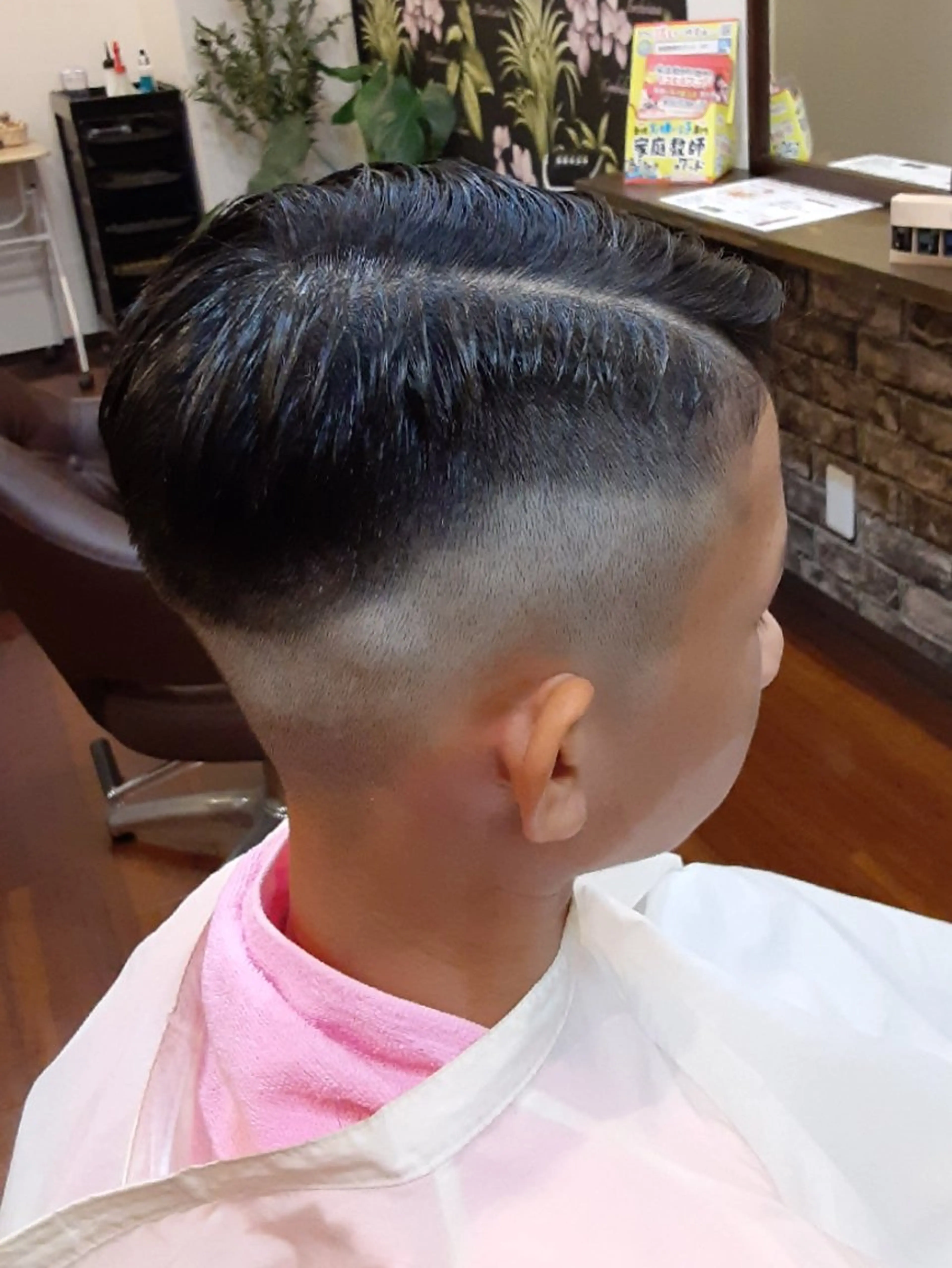 ショート キッズ メンズ 刈り上げ カット トリートメント ルシア美容室|岸和田 《メンズ歓迎！》山﨑のヘアスタイル