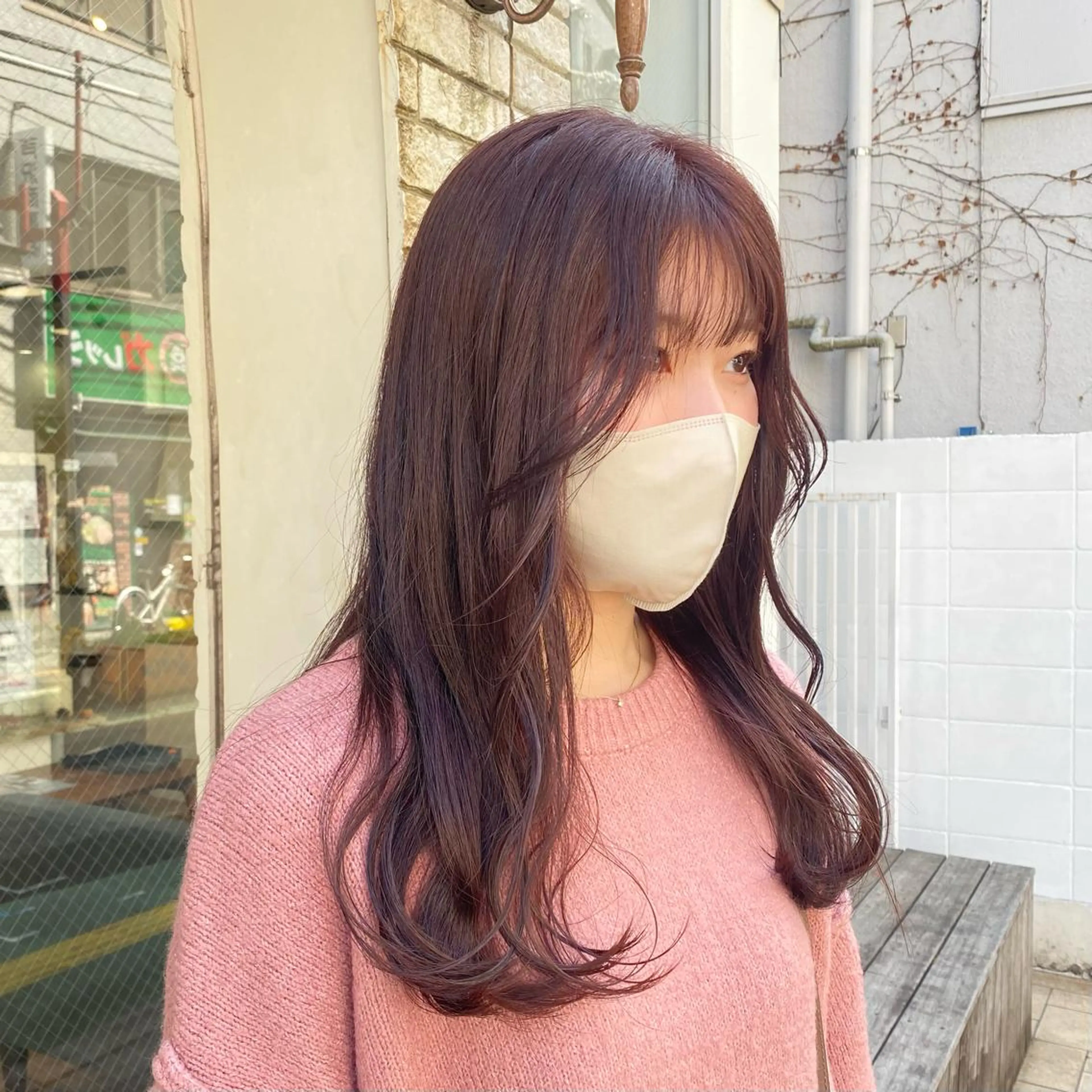 カラー ブリーチ ブラウンカラー ダブルカラー ブリーチなしカラー ピンクカラー ヘアカラー rikako ✩ 大宮hips.*のヘアスタイル