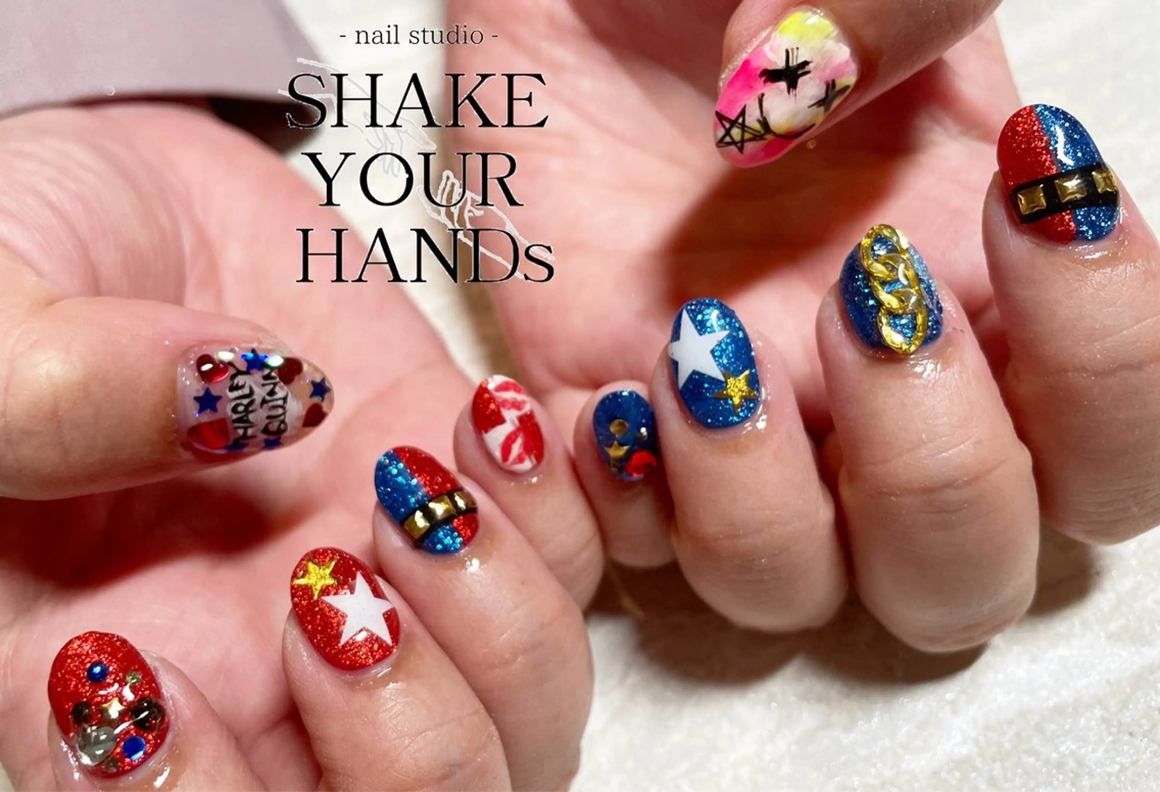 ネイル ハンドネイル ネイルスタジオ シェイクユアハンズのネイルデザイン