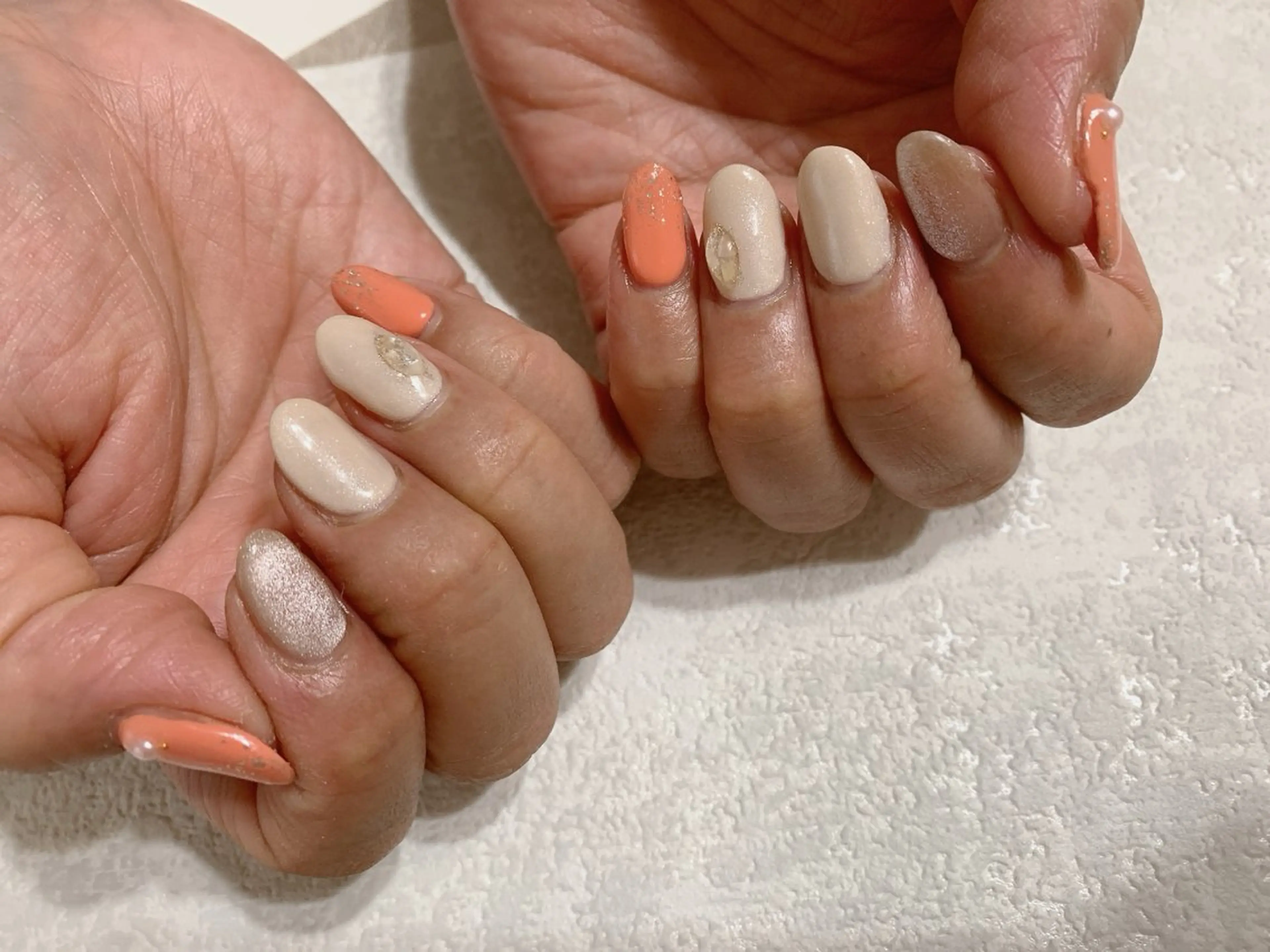 ネイル ジェルネイル マグネットネイル メンズネイル ワンカラーネイル パラジェル ハンドネイル kikinail 溝の口のネイルデザイン