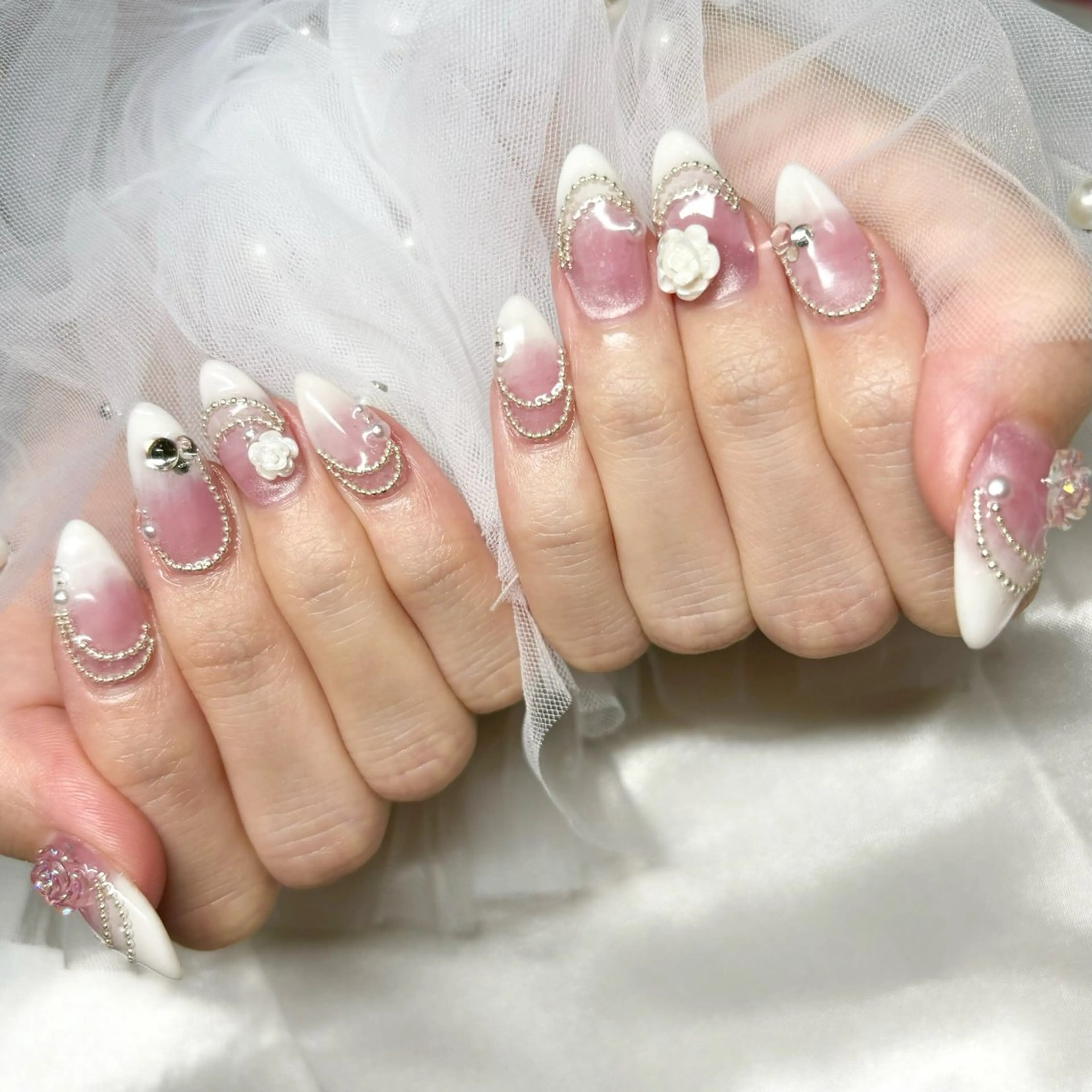 4week以内オフ¥0+やり放題💎付け替えハンドネイルの写真