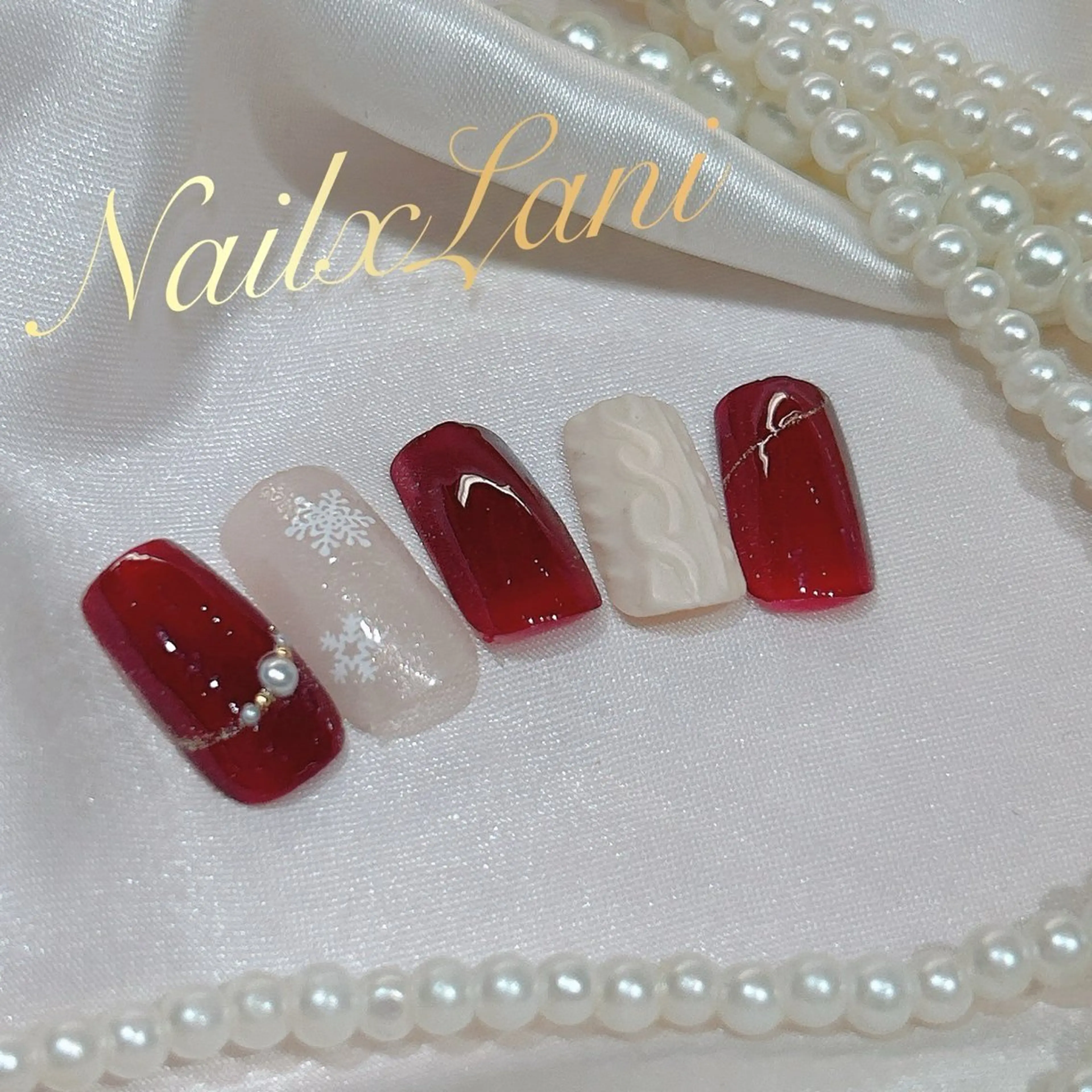 ネイル フットネイル ジェルネイル マグネットネイル パラジェル 松宮 理歩のネイルデザイン