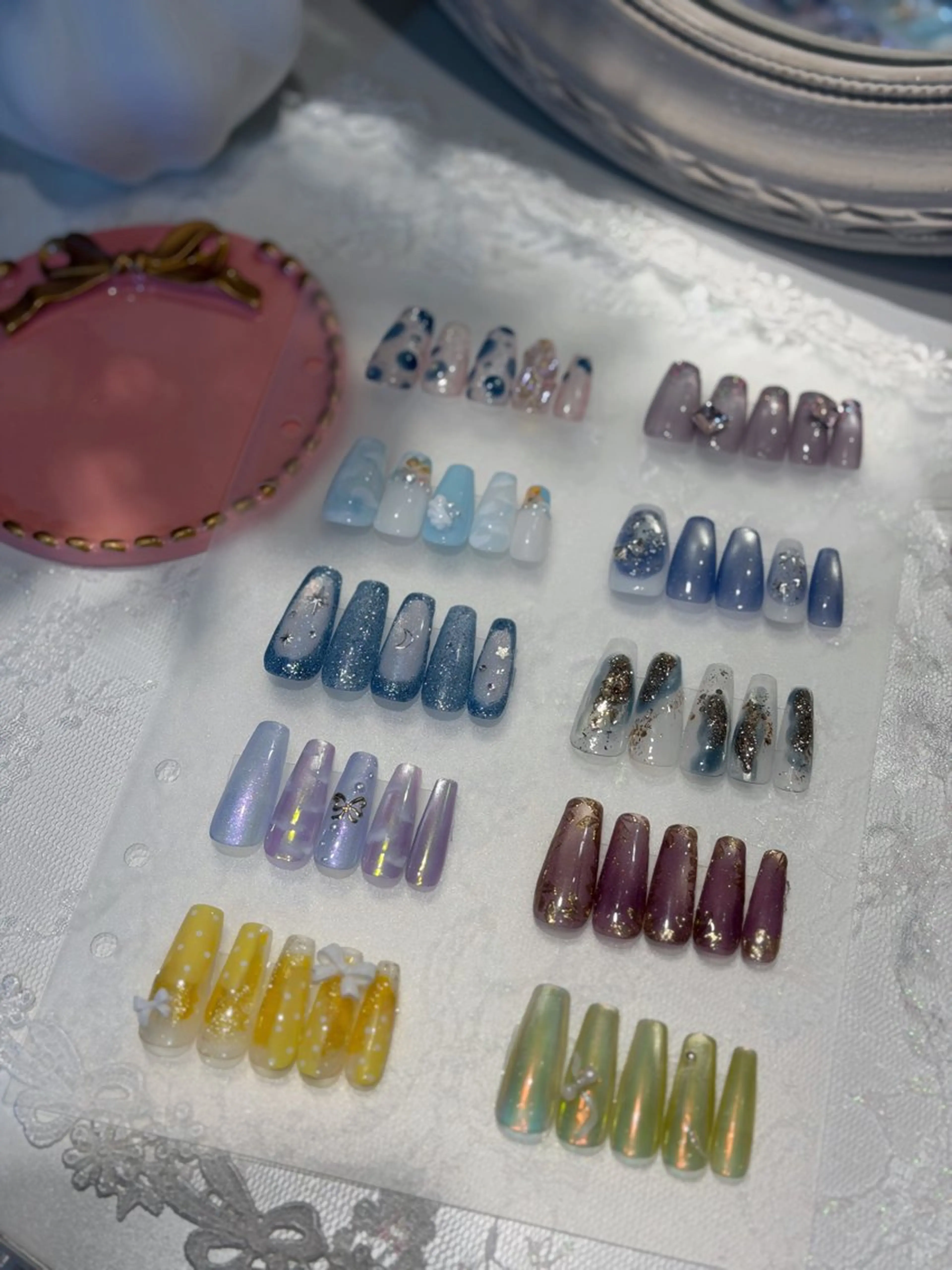 ネイル アートネイル nailsalon moe.所属・yume 大人かわいいネイルのネイルデザイン