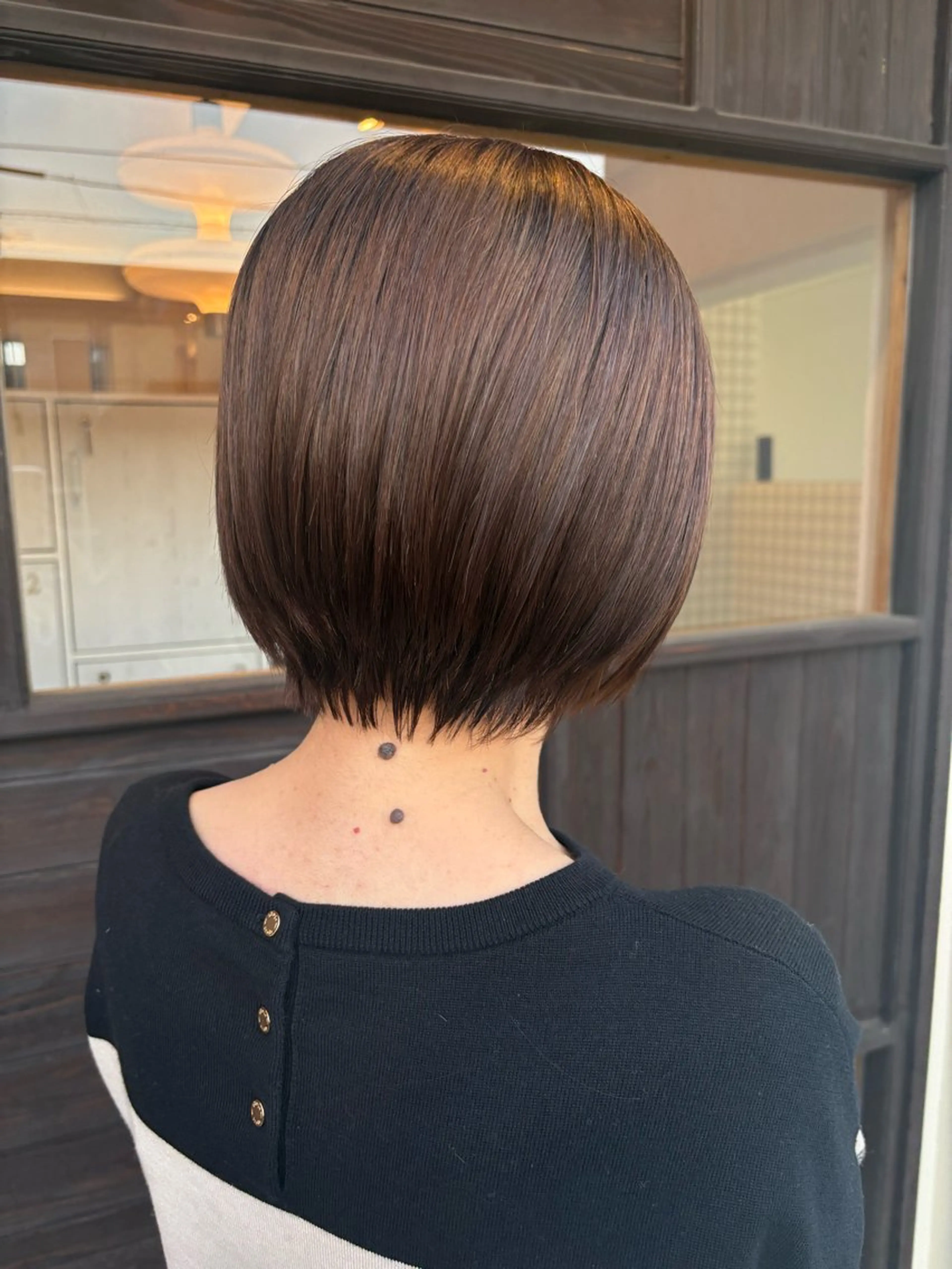 ショート カラー カット ヘアカラー 松田 遥香のヘアスタイル