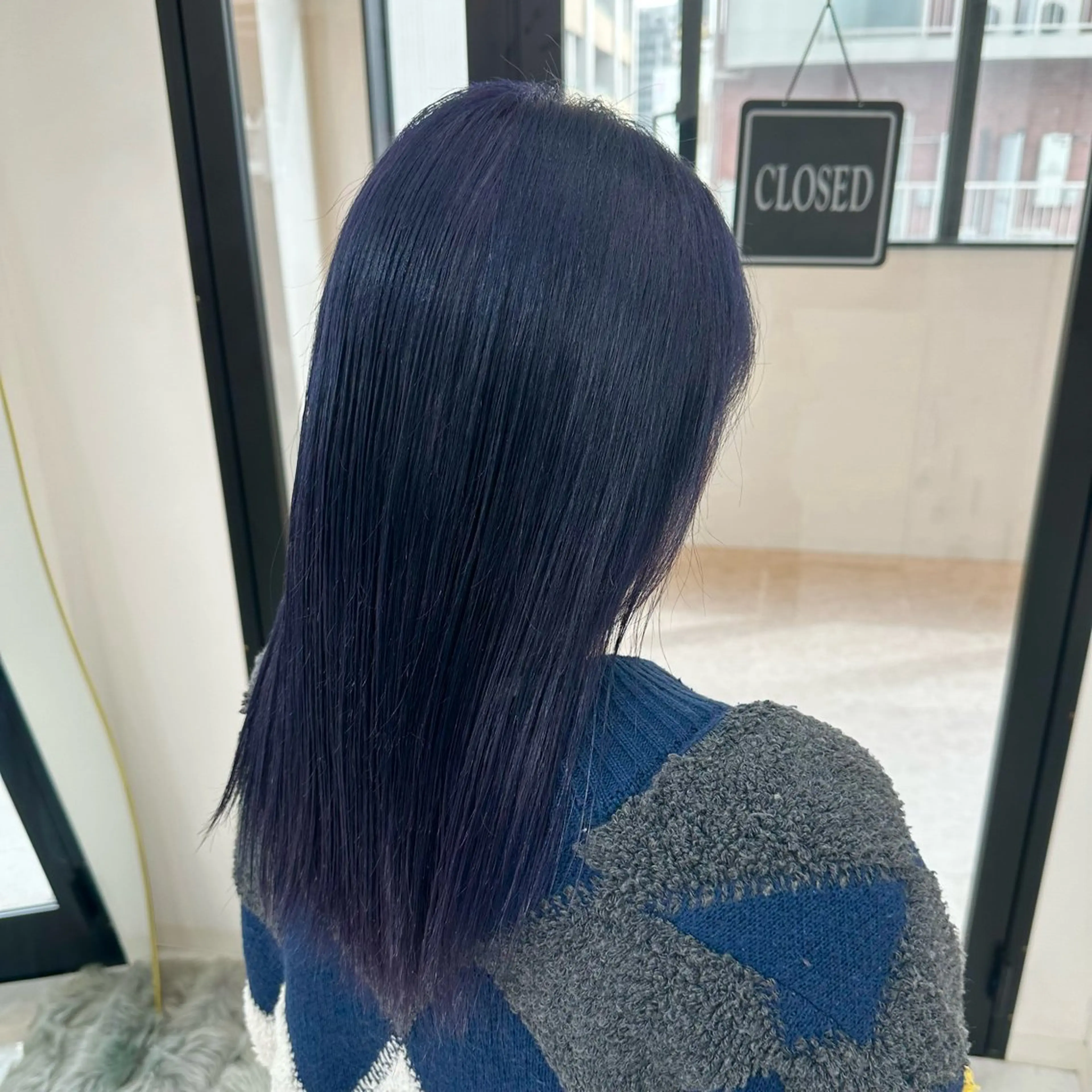 カラー ブルーカラー ブルーラベンダー ラベンダーカラー ヘアカラー トリートメント 💎艶々ハイトーン MOE💍🤍のヘアスタイル