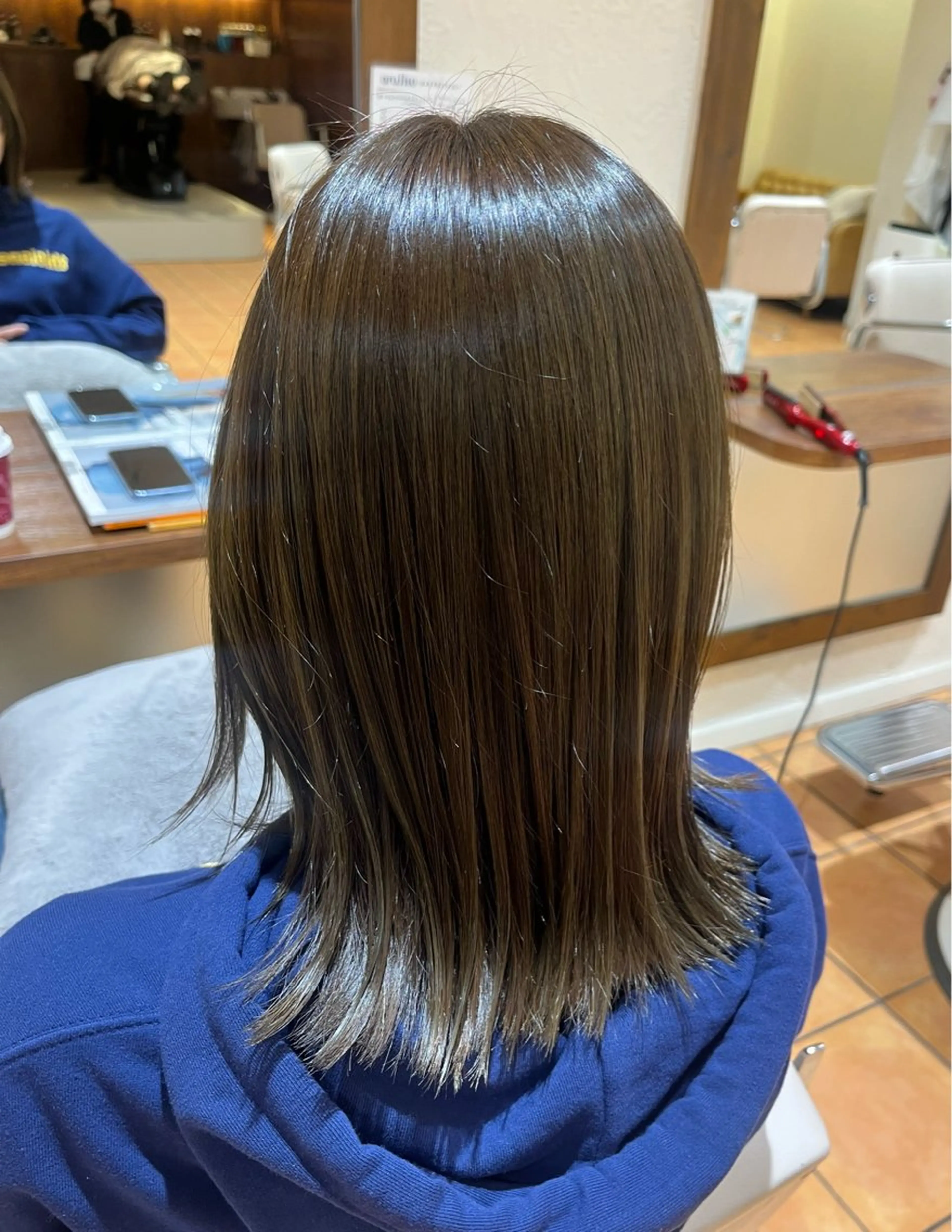 ミディアム カラー カット ヘアカラー トリートメント aruJisu所属・ほそや うらら / モデル募集中🌹のヘアスタイル