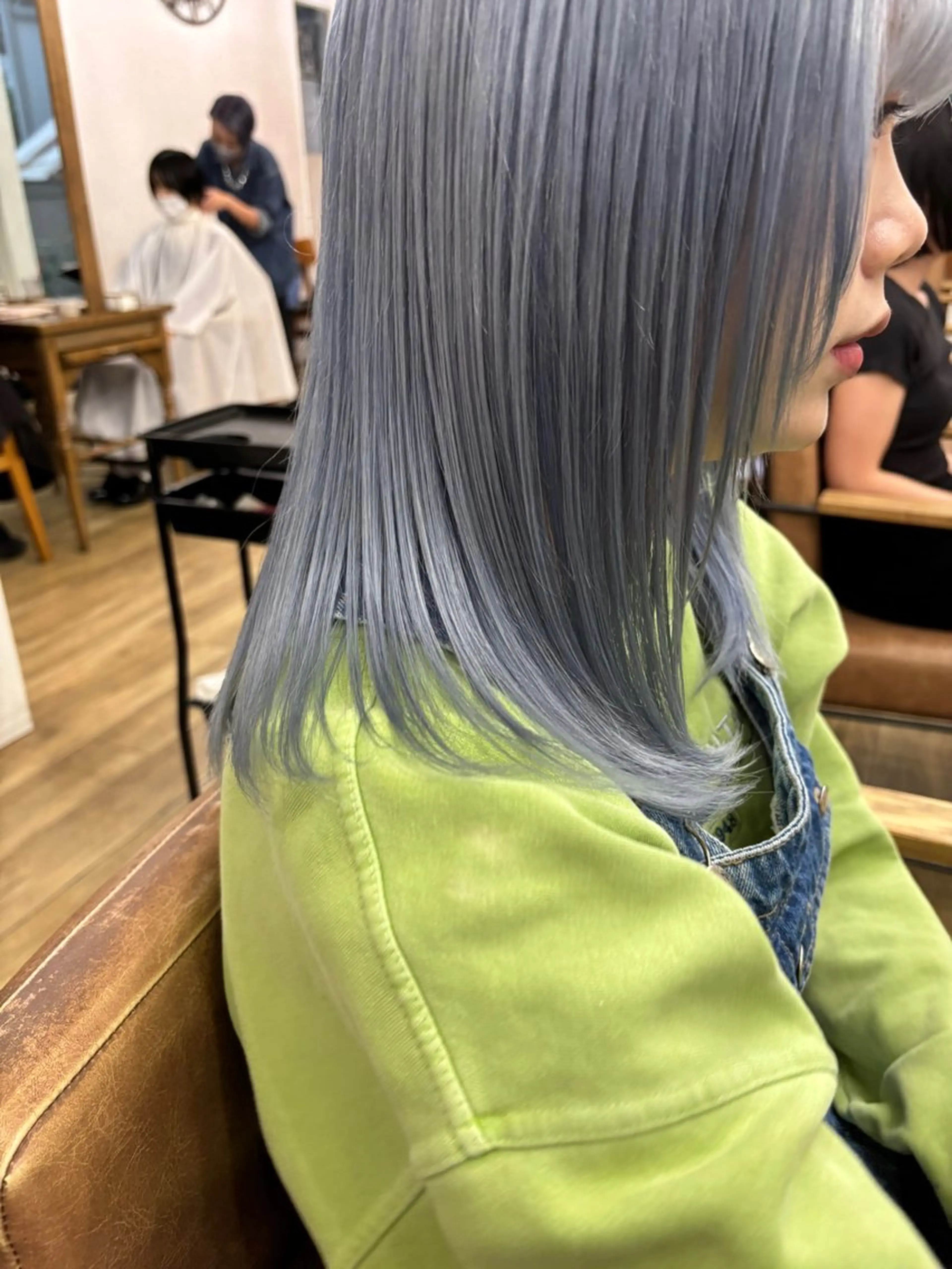 セミロング カラー ヘアカラー トリートメント SHO 👻原宿 /艶カラーのヘアスタイル