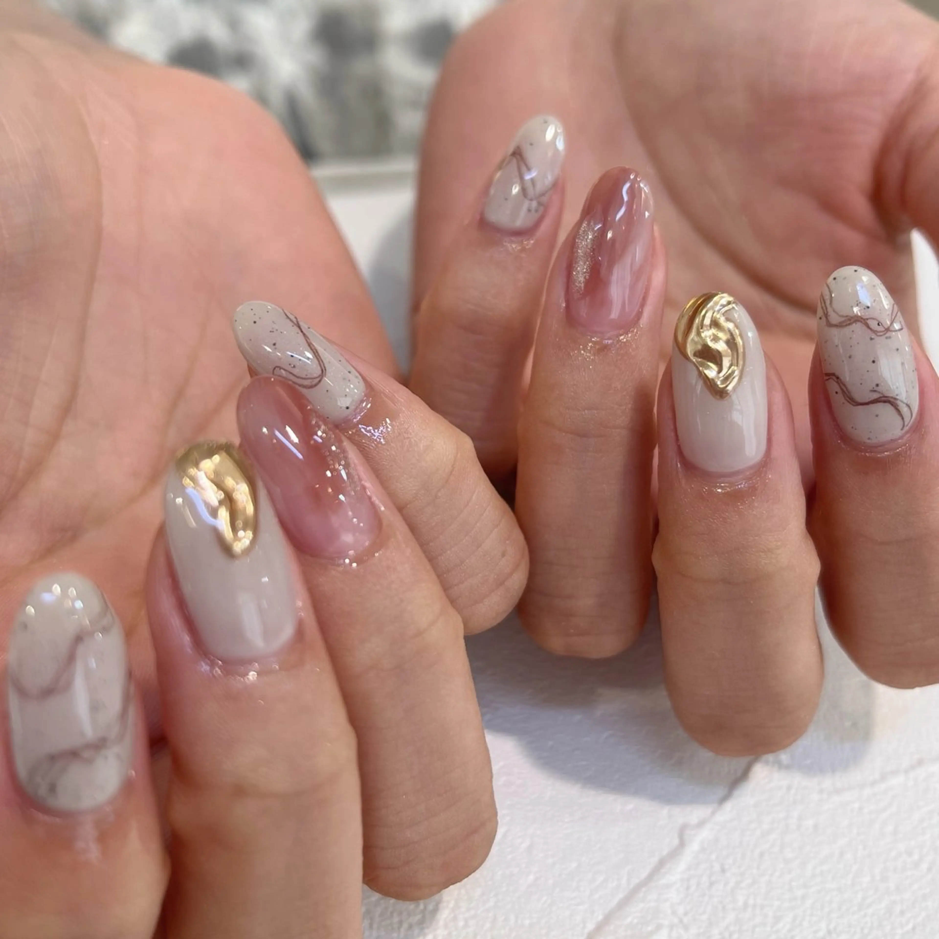 ネイル ハンドネイル 鈴木 里奈のネイルデザイン