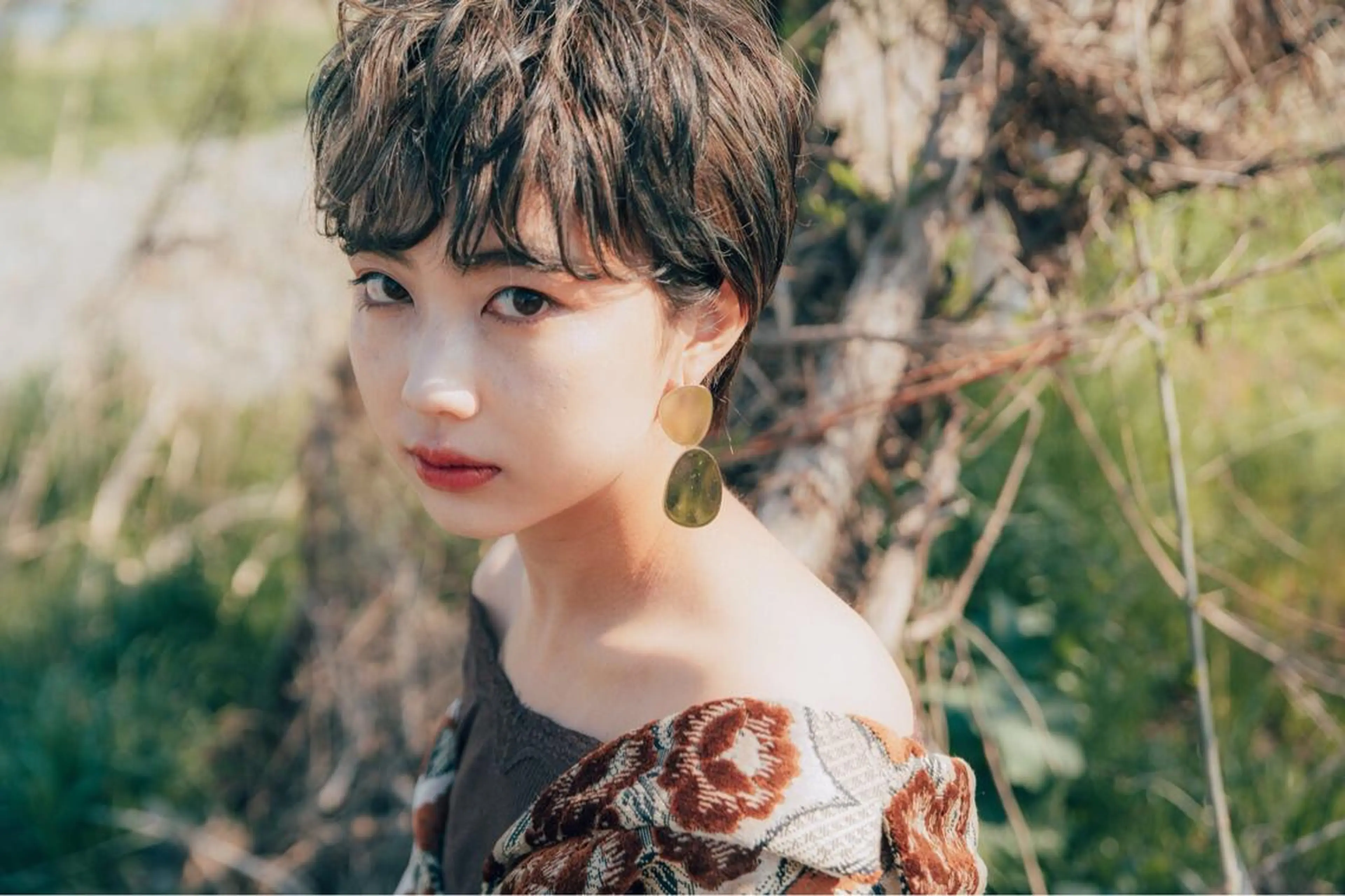 カラー オレンジ こすげひろと カラー講師のヘアスタイル