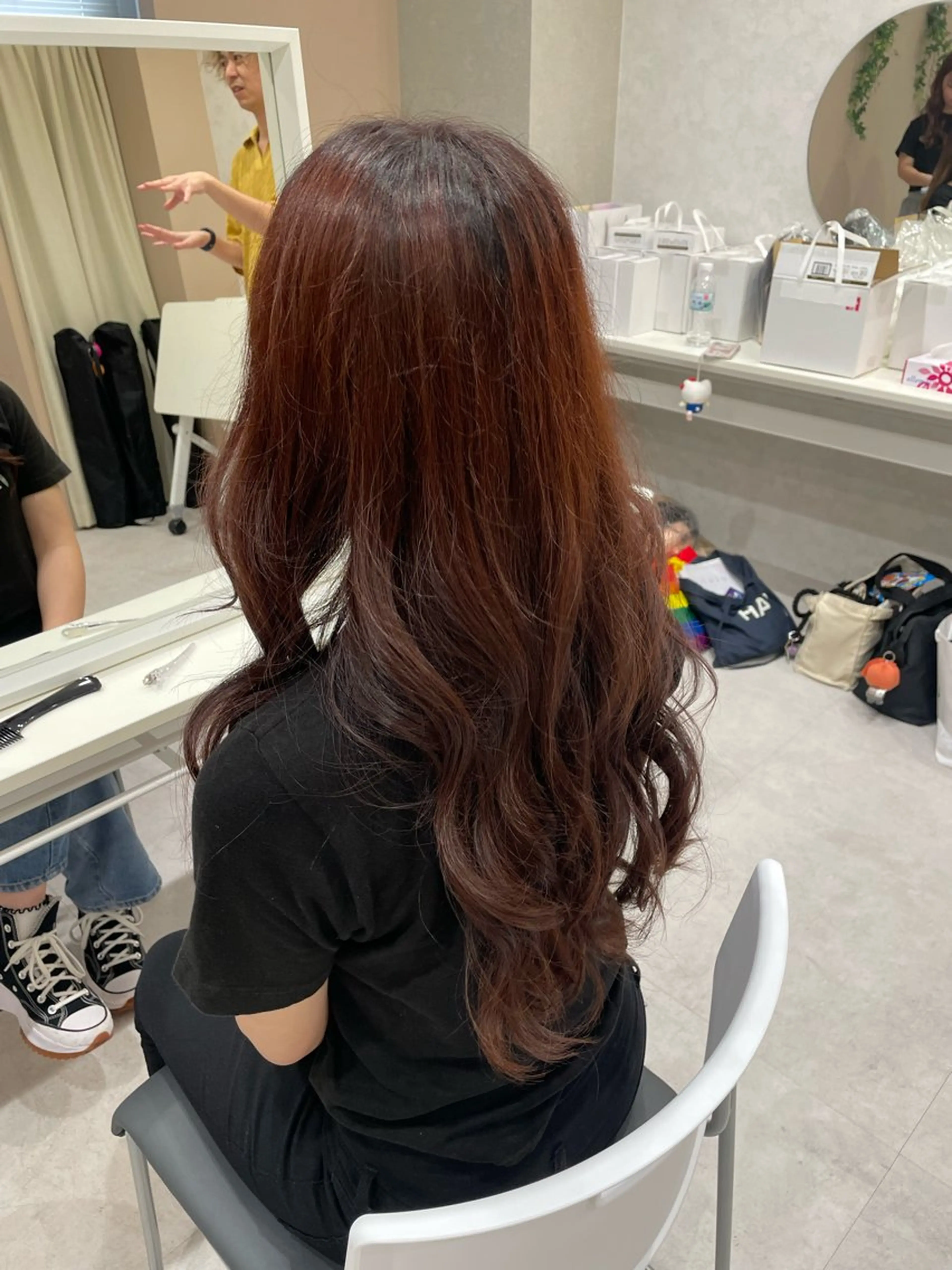 ロング ヘアアレンジ 福岡 音々のヘアスタイル