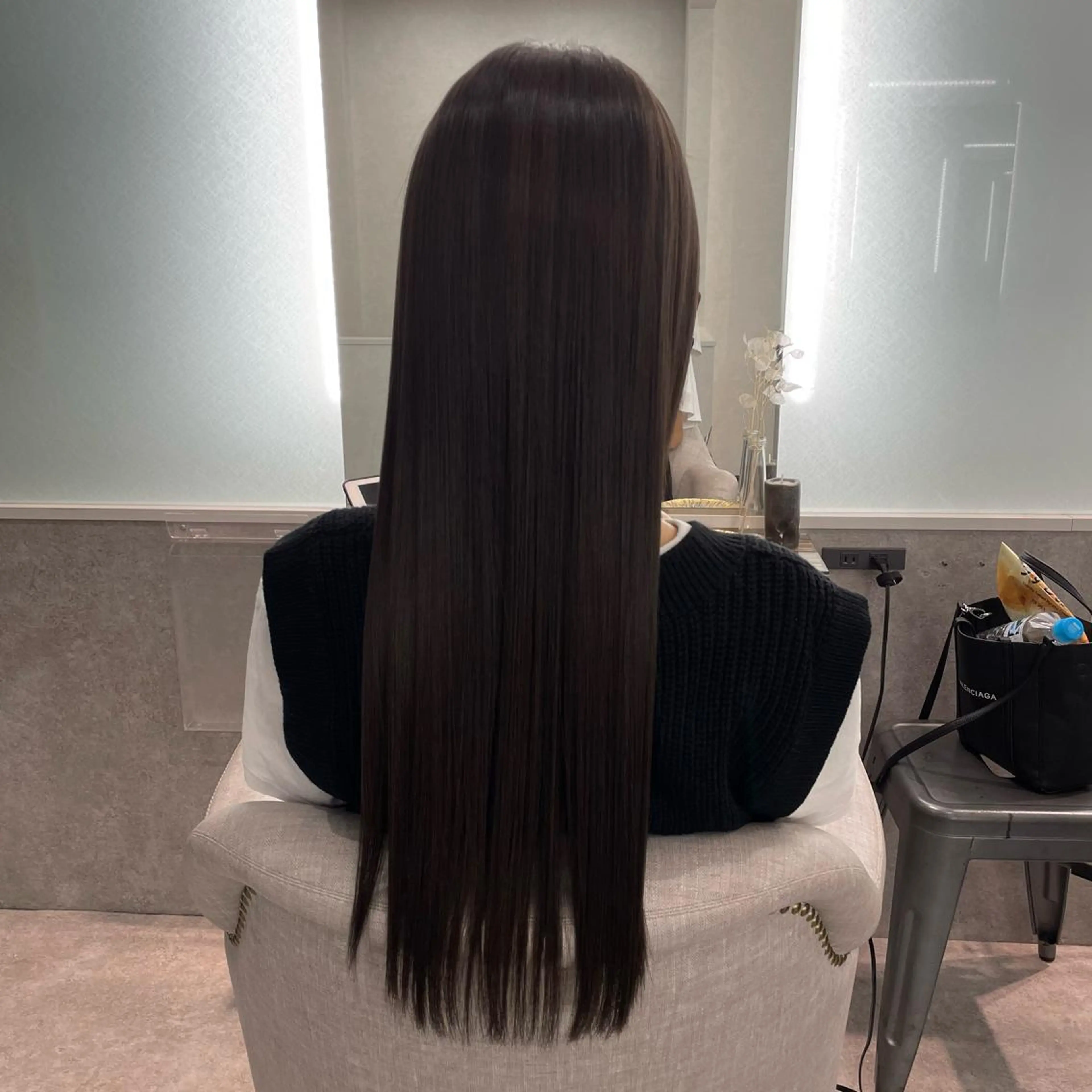 ロング 縮毛矯正 樋口 功樹のヘアスタイル