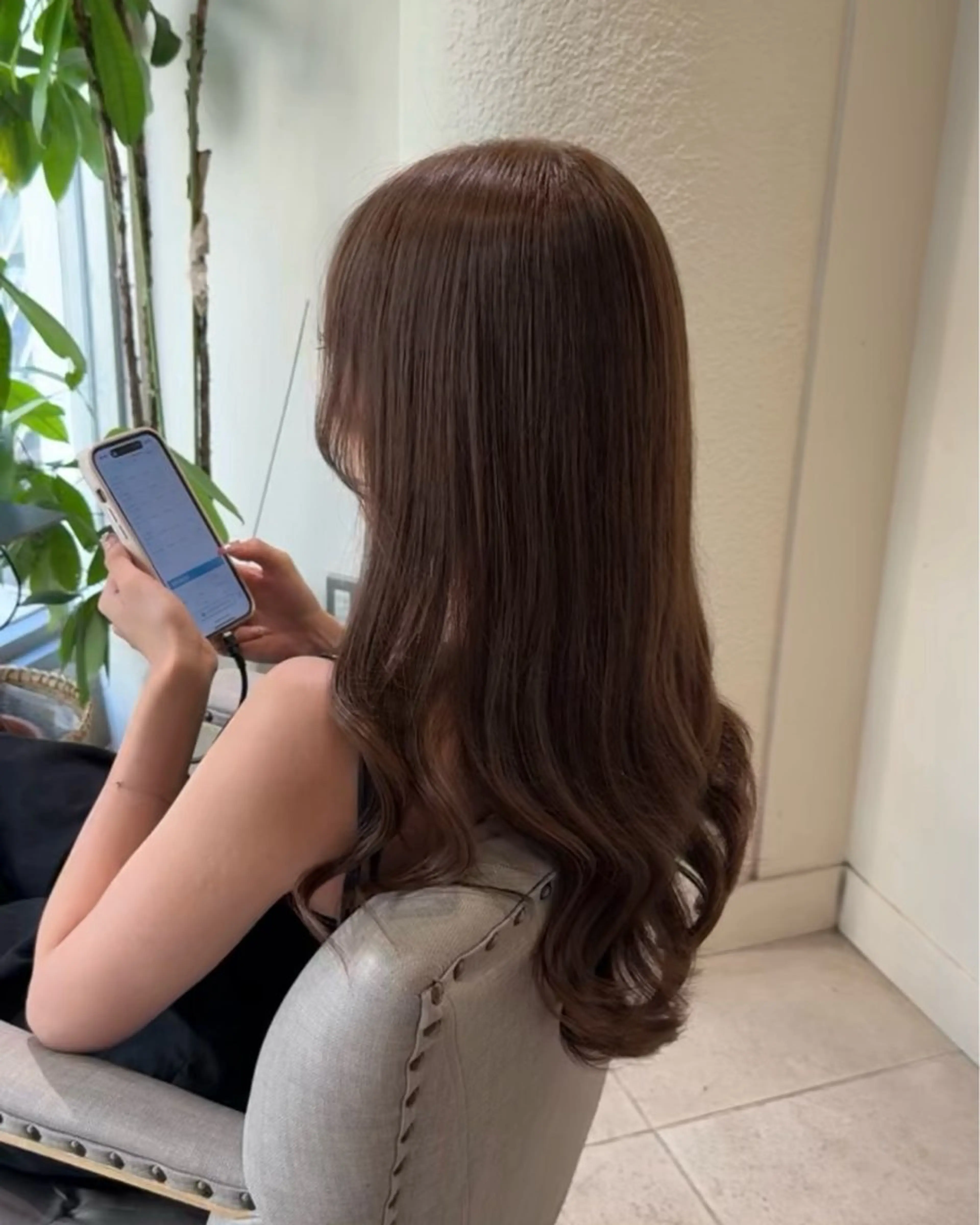 【ミニモ限定クーポン】🦋🌸SNSで大人気💗🦋ブリーチなしダブルカラー＋うる艶トリートメント🌸Wカラー🌸の写真