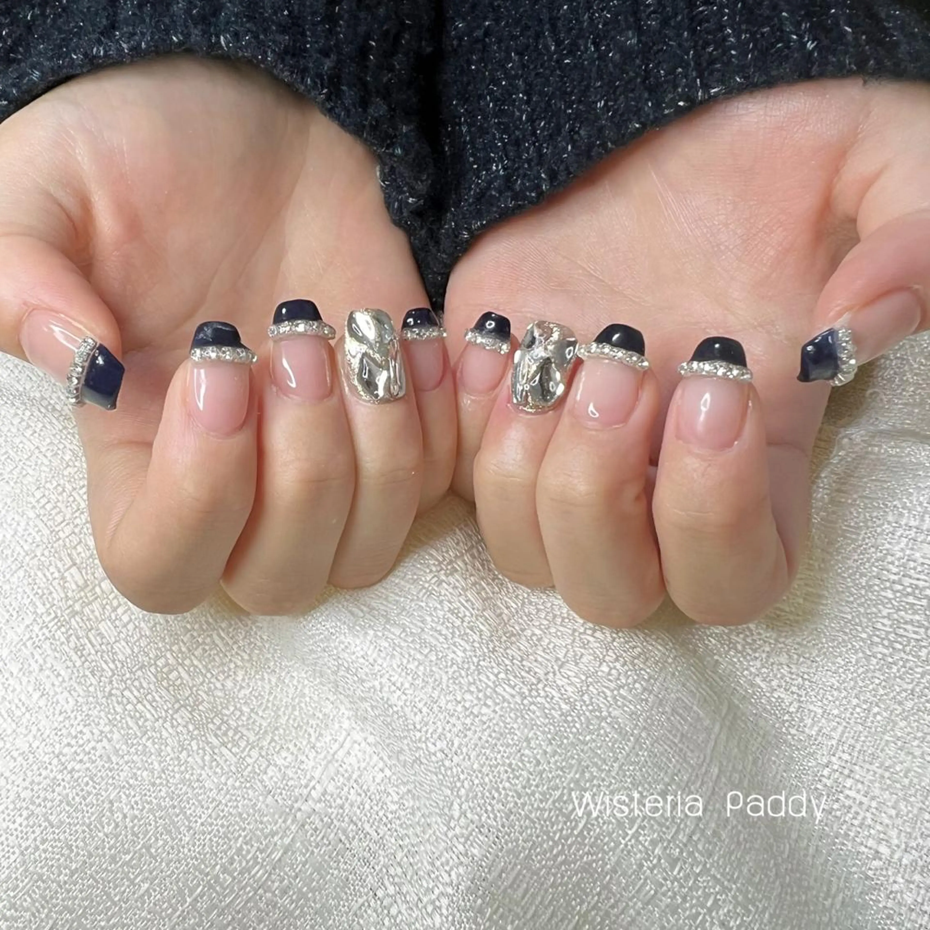 ネイル ワンホンネイル Wisteria Paddyのネイルデザイン