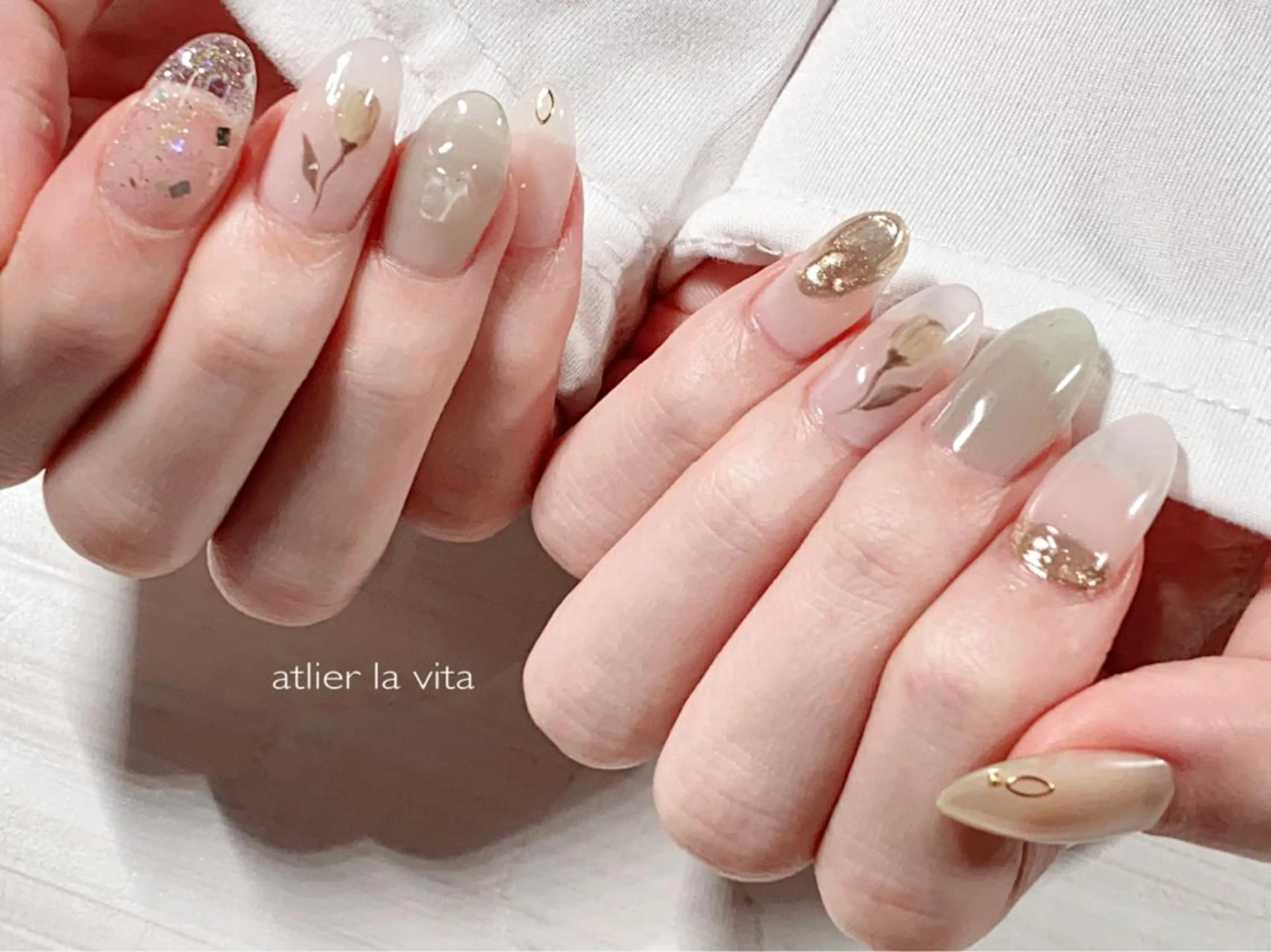 ネイル アートネイル ハンドネイル atelier la vita所属・lavita. mimuraのネイルデザイン