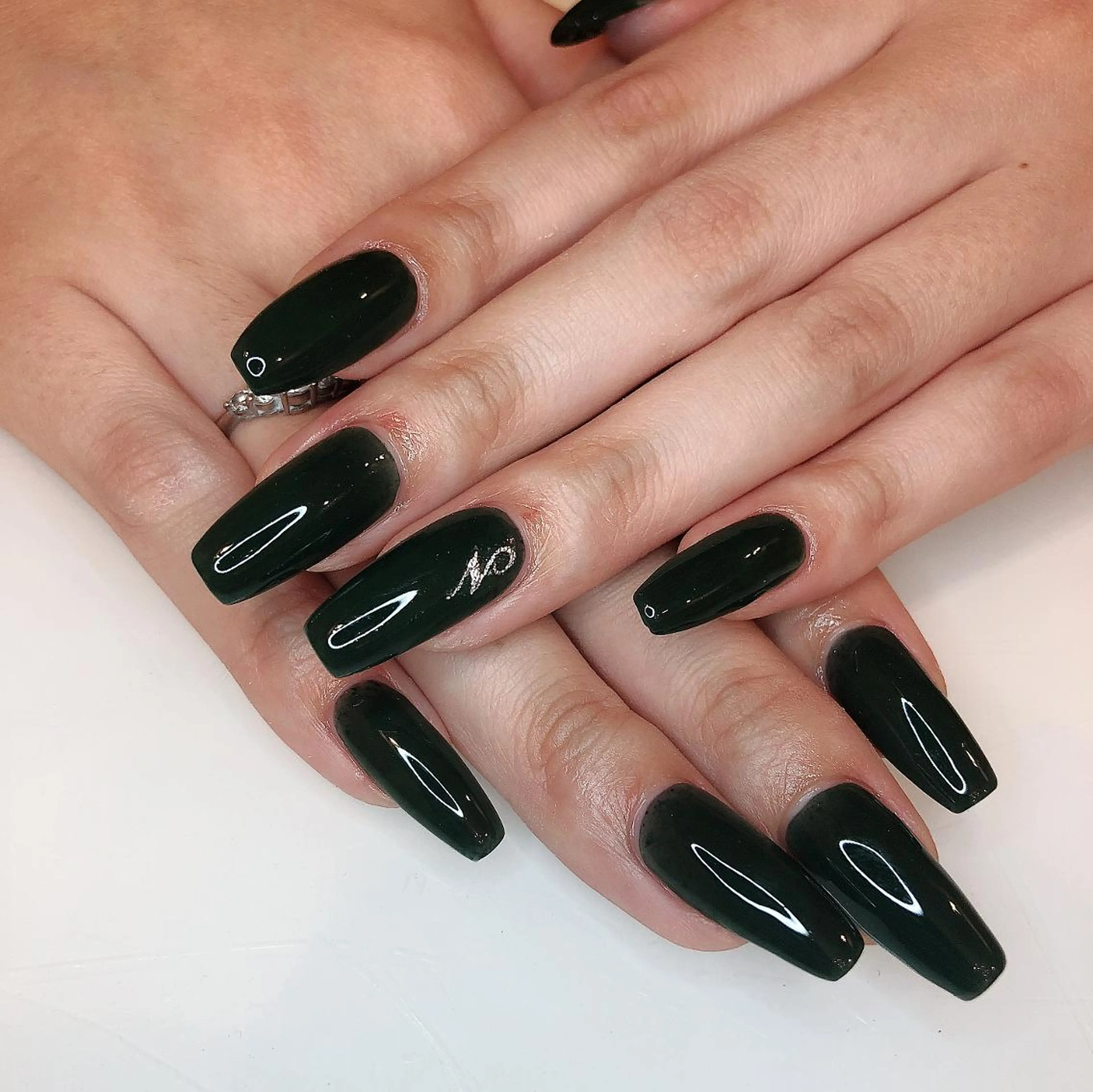 ネイル ワンカラーネイル スカルプネイル SAKURA 🍒のネイルデザイン