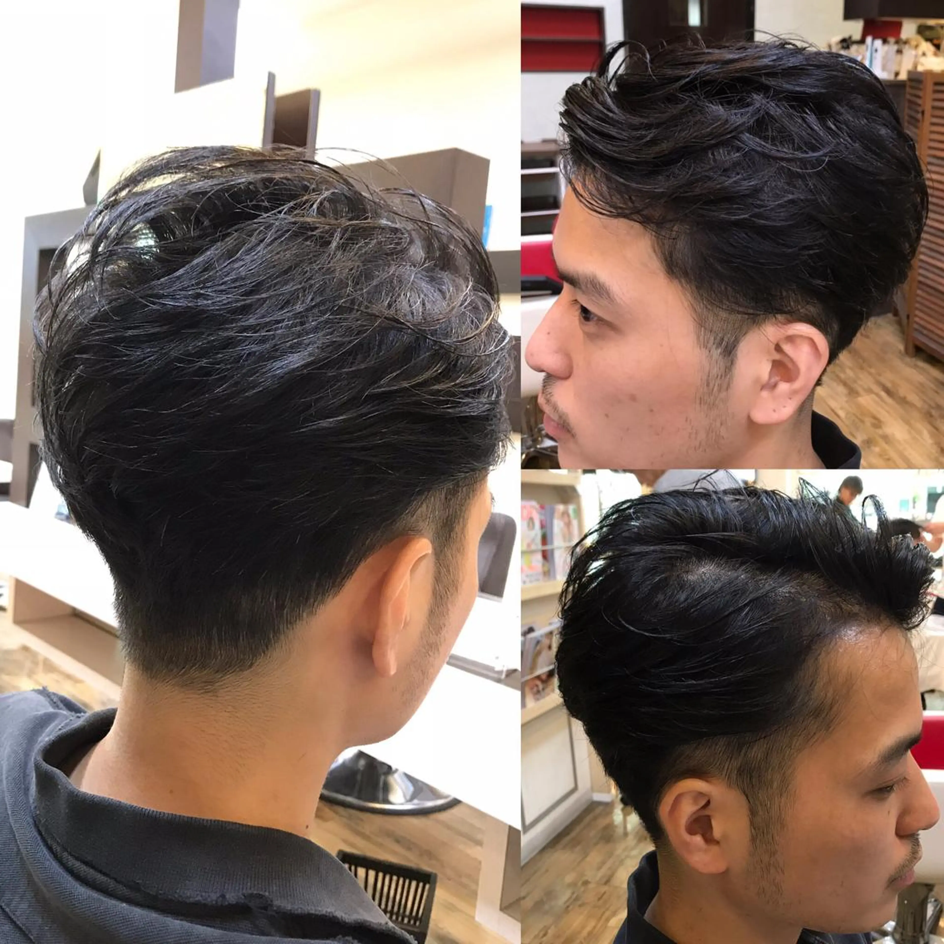 ショート メンズ ツーブロック 刈り上げ 赤羽、髪質改善サロン 吉野リョウスケのヘアスタイル