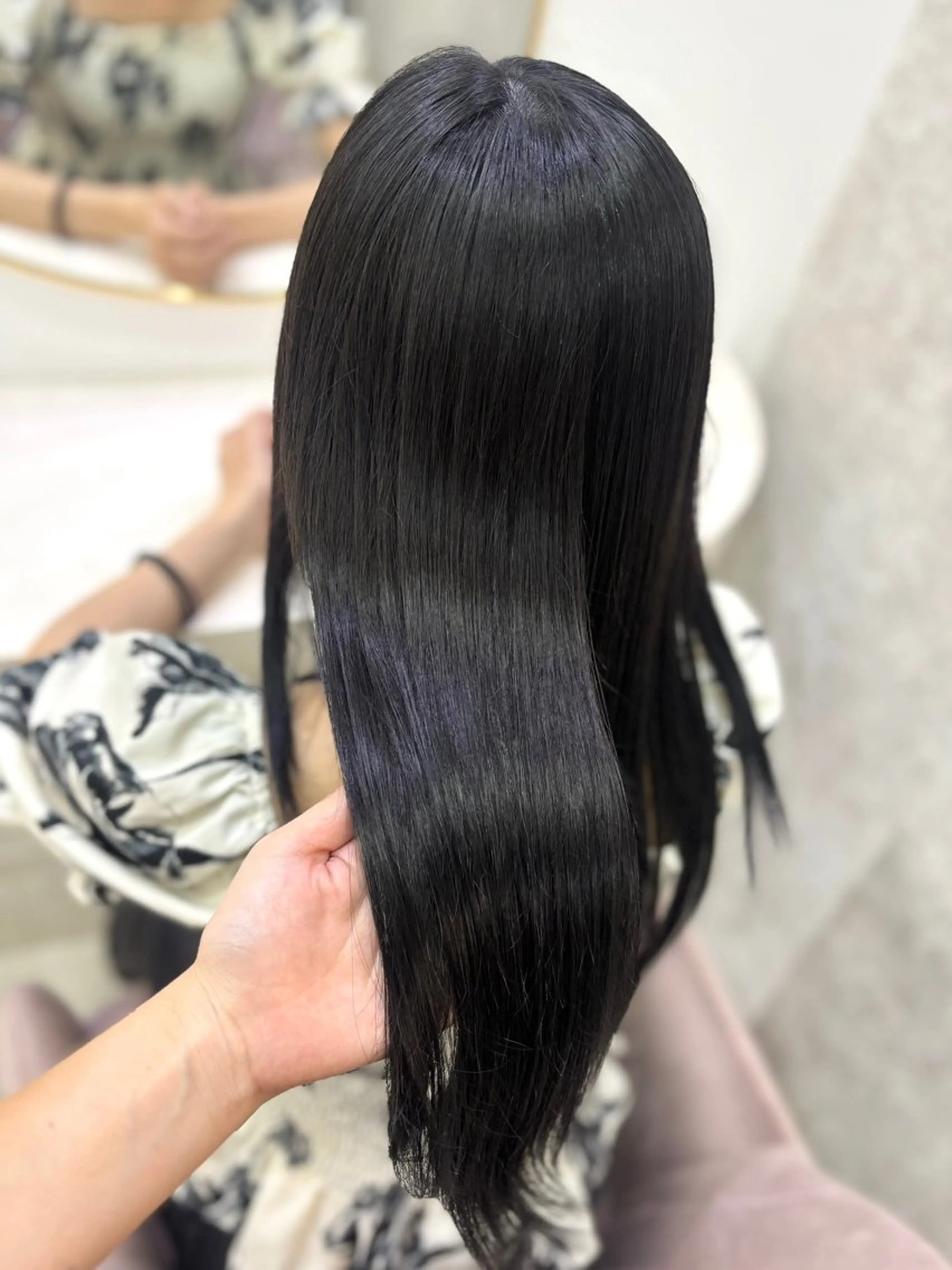 ロング カラー 💘Kurea💘 艶髪/韓国/暗髪のヘアスタイル