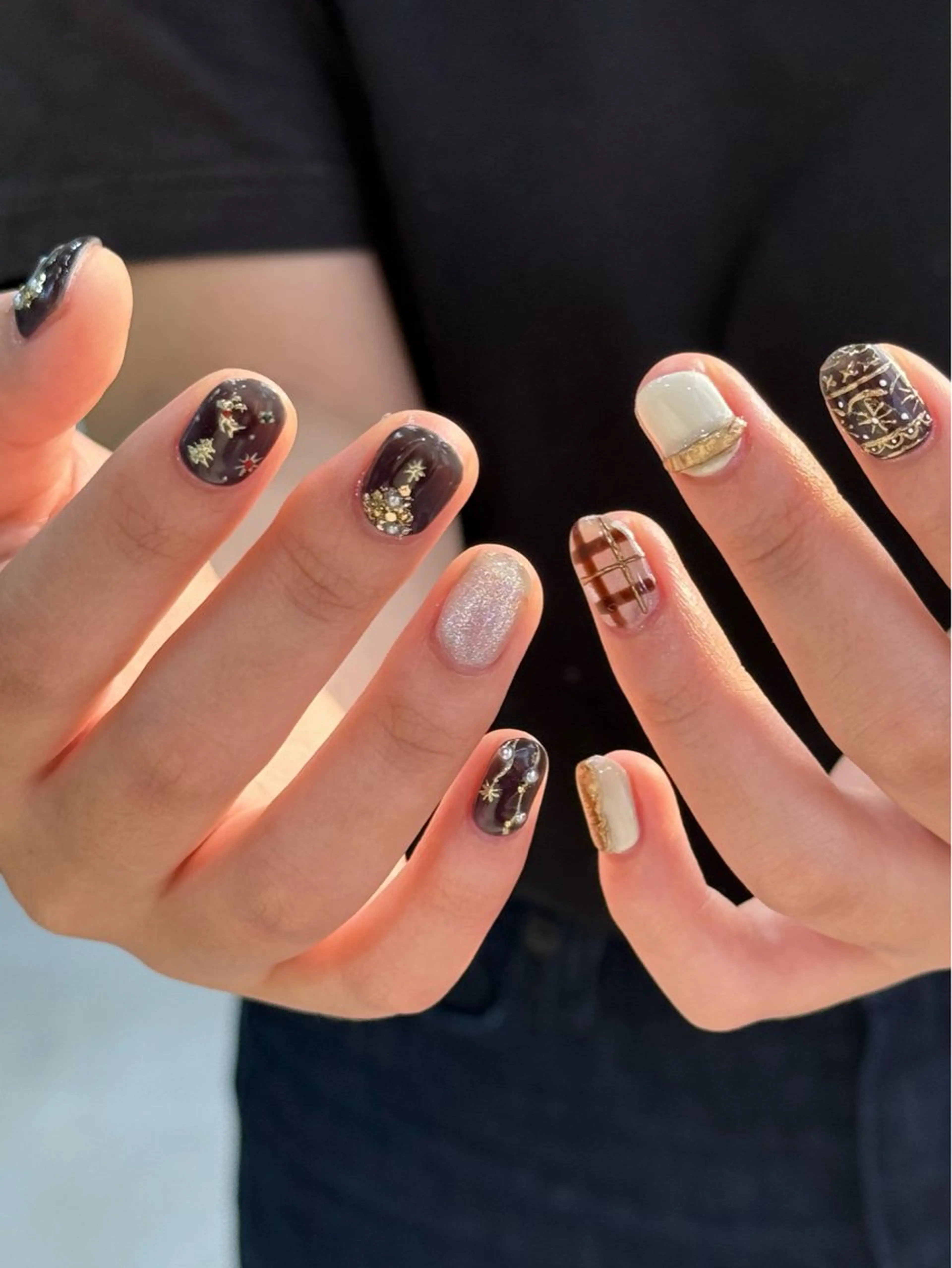 ネイル 冬ネイル クリスマス MISATO ネイリスト福岡/薬院のネイルデザイン