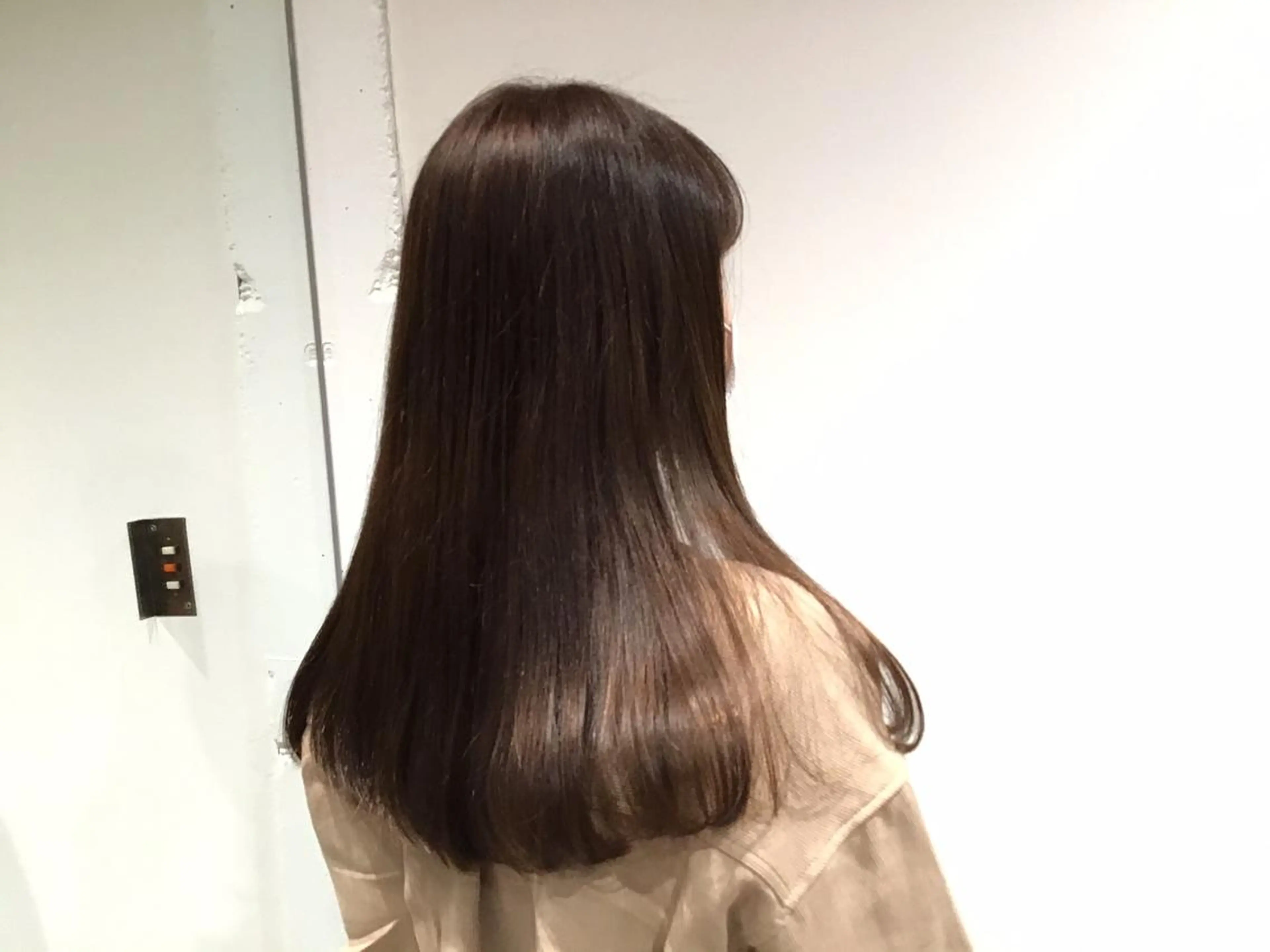 ロング カラー アッシュ カット ヘアカラー 生田 博紀のヘアスタイル