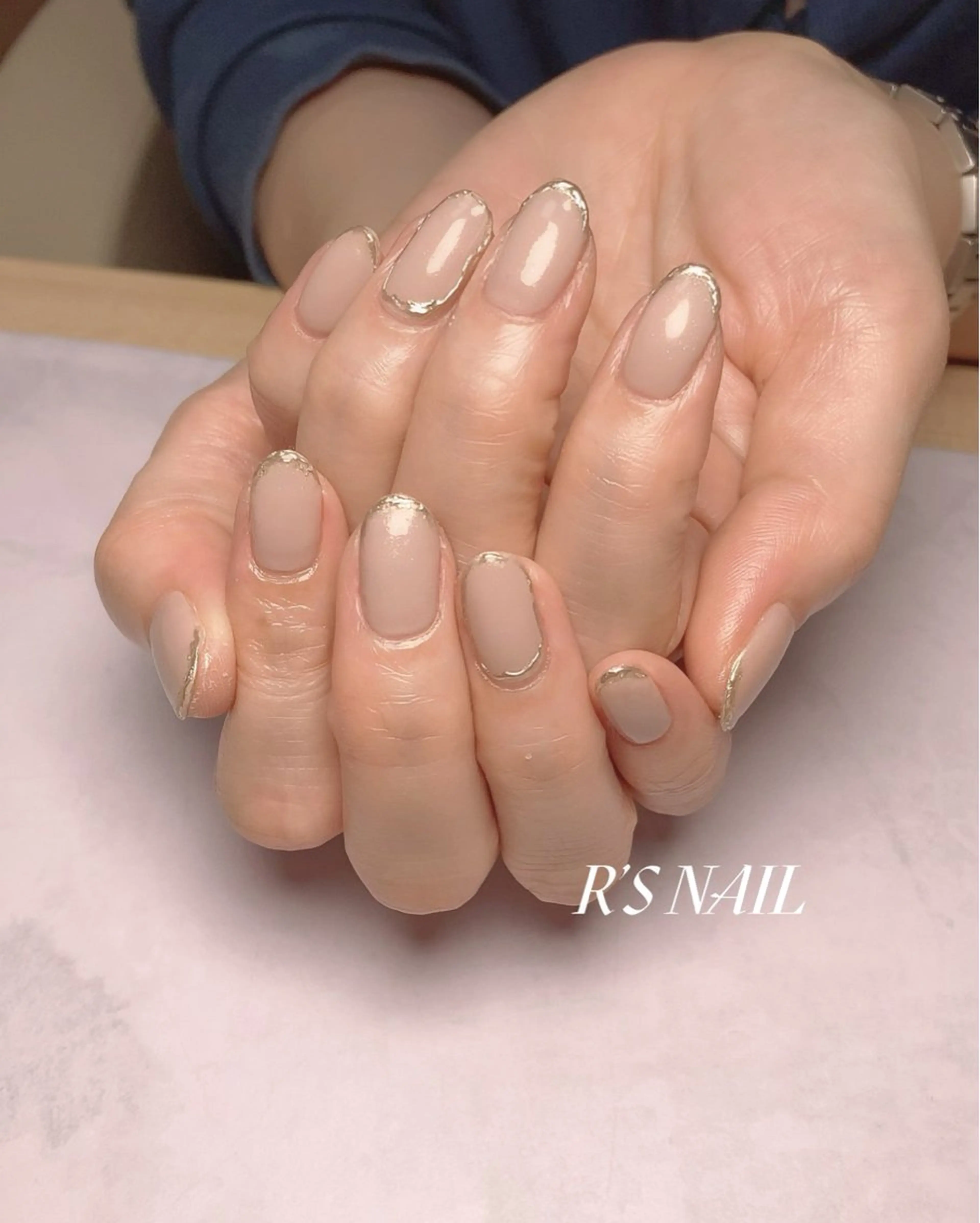 ネイル ラメ(グリッター) ニュアンスネイル オフィスネイル ワンカラーネイル シンプルネイル R‘S NAIL nail salonのネイルデザイン